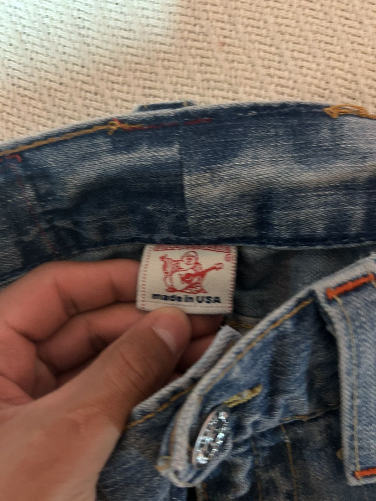 True Religion × Vintage True Religion bell bottom jeans y2k Size US 34 / EU 50 - 3 Thumbnail