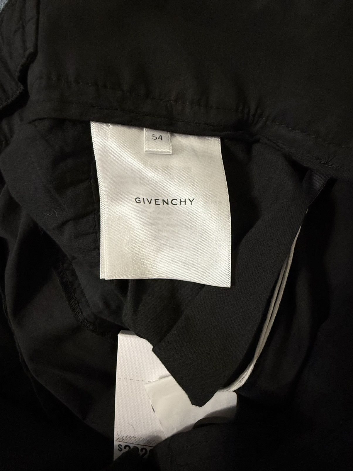 Givenchy Givenchy Black Poplin Cargo Pant Size US 38 / EU 54 - 9 Thumbnail