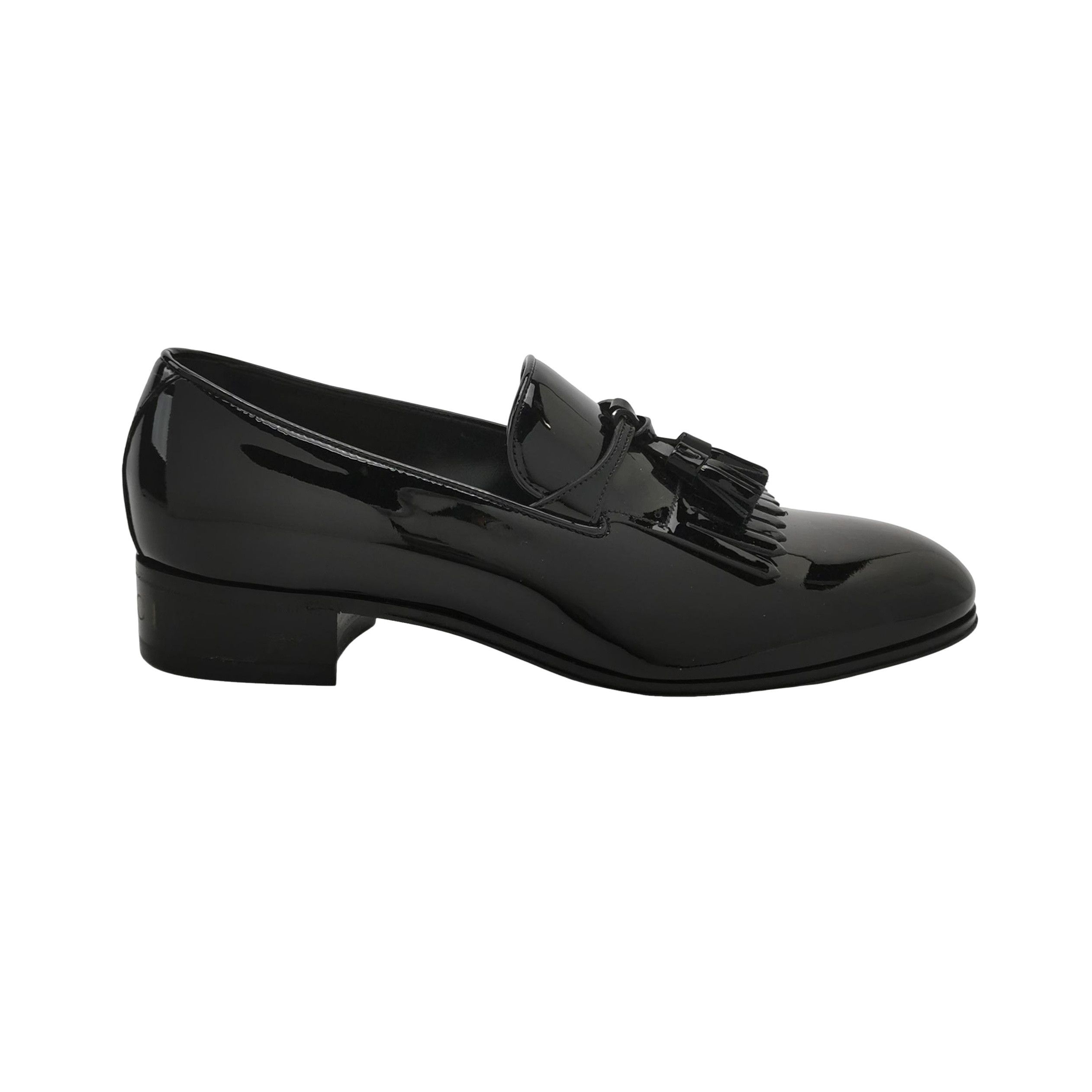 Gucci Gucci Patent Leather Tassel Loafers 39.5 Size US 6 / EU 39 - 1 Thumbnail