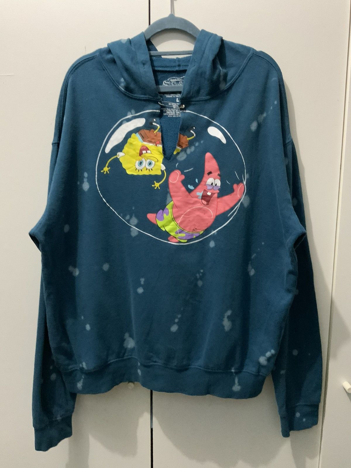 Archival Clothing SPONGEBOB SQUAREPANTS Nickelodeon Tie Dye Hoodie Grailed