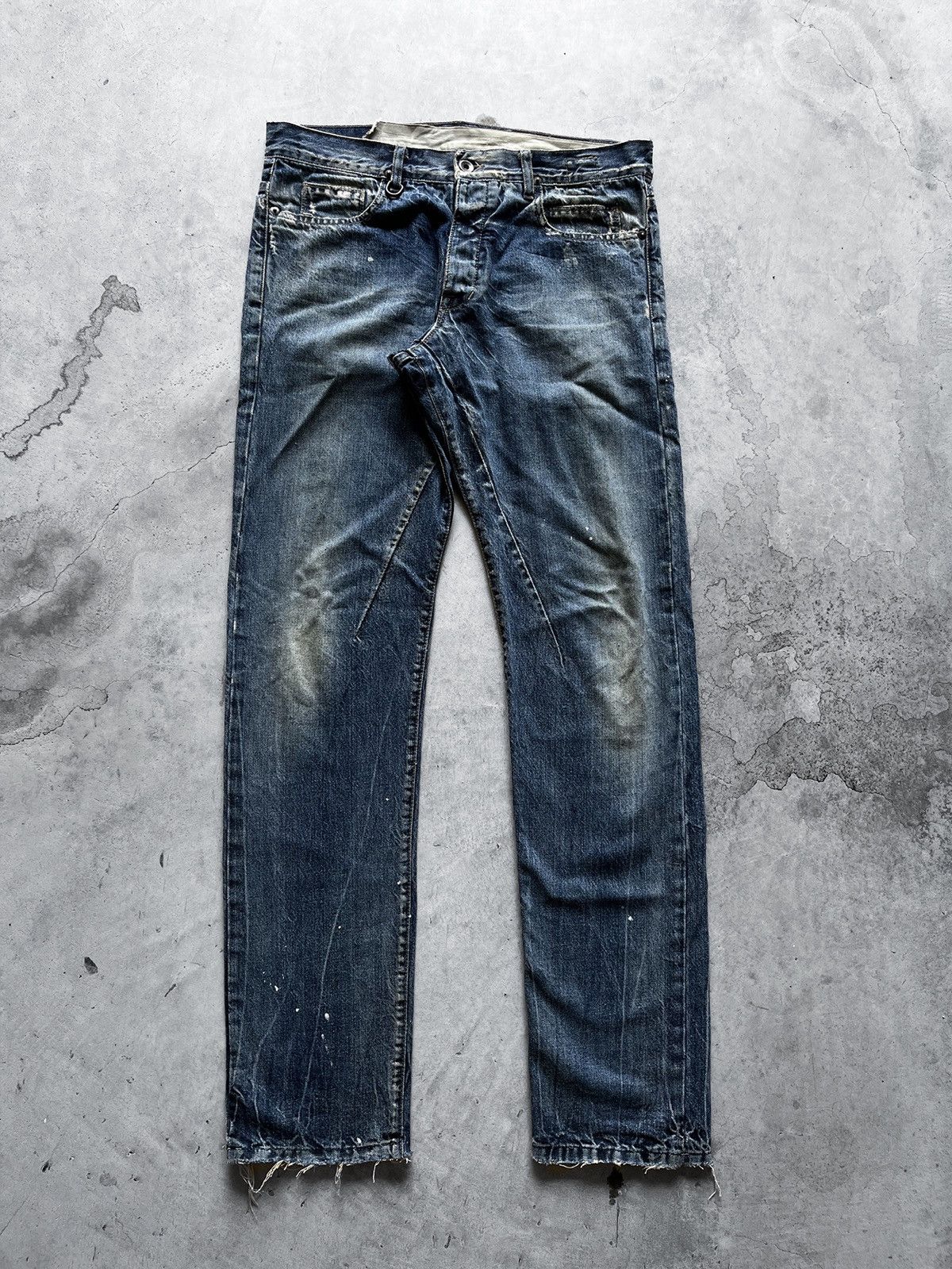 Rick Owens × Rick Owens Drkshdw Rick Owens Denim Size US 33 - 1 Thumbnail