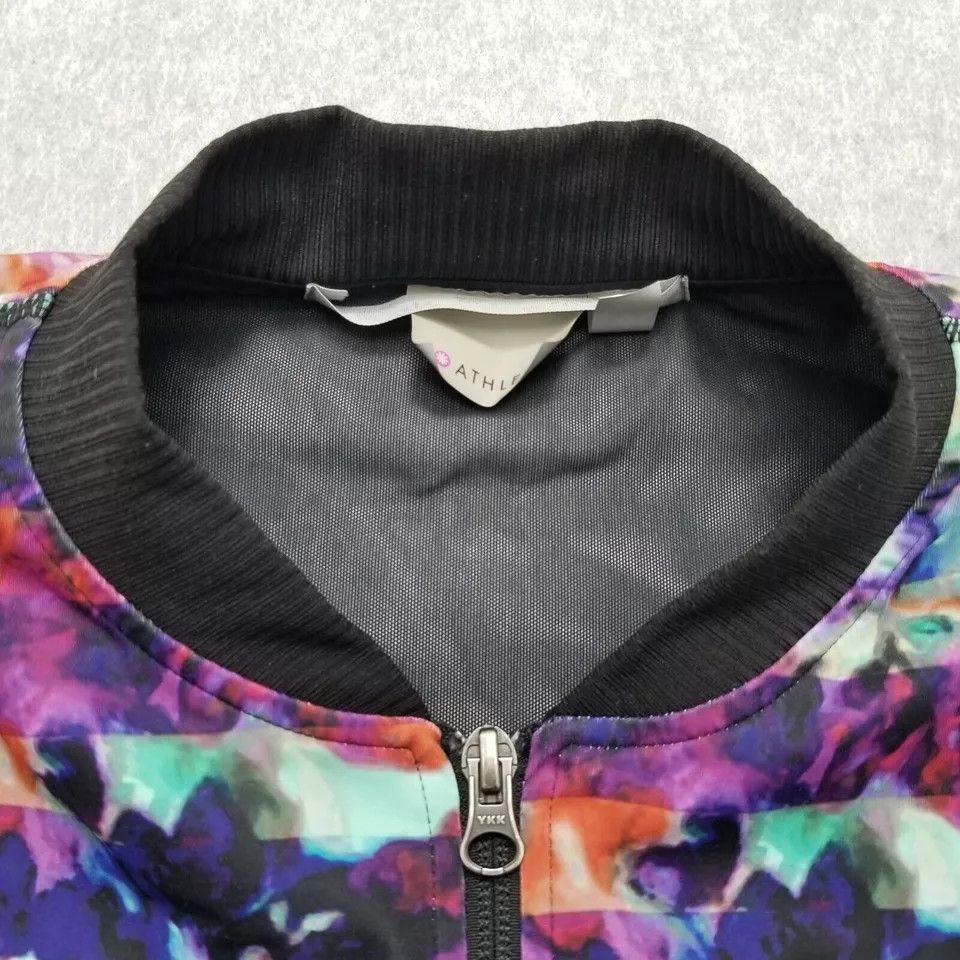 Athleta Athleta Jacket Womens XS Floral Activewear Sweatshirt Size XS / US 0-2 / IT 36-38 - 5 Thumbnail