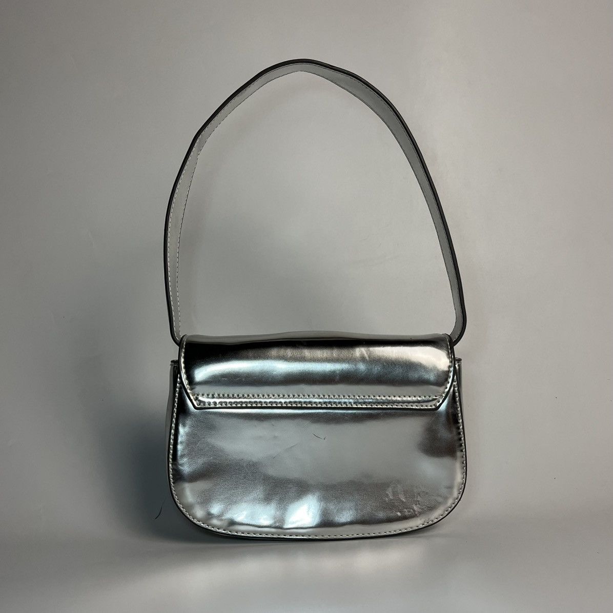 Diesel Y2K Diesel Metallic Silver Shoulder Bag Size ONE SIZE - 4 Thumbnail