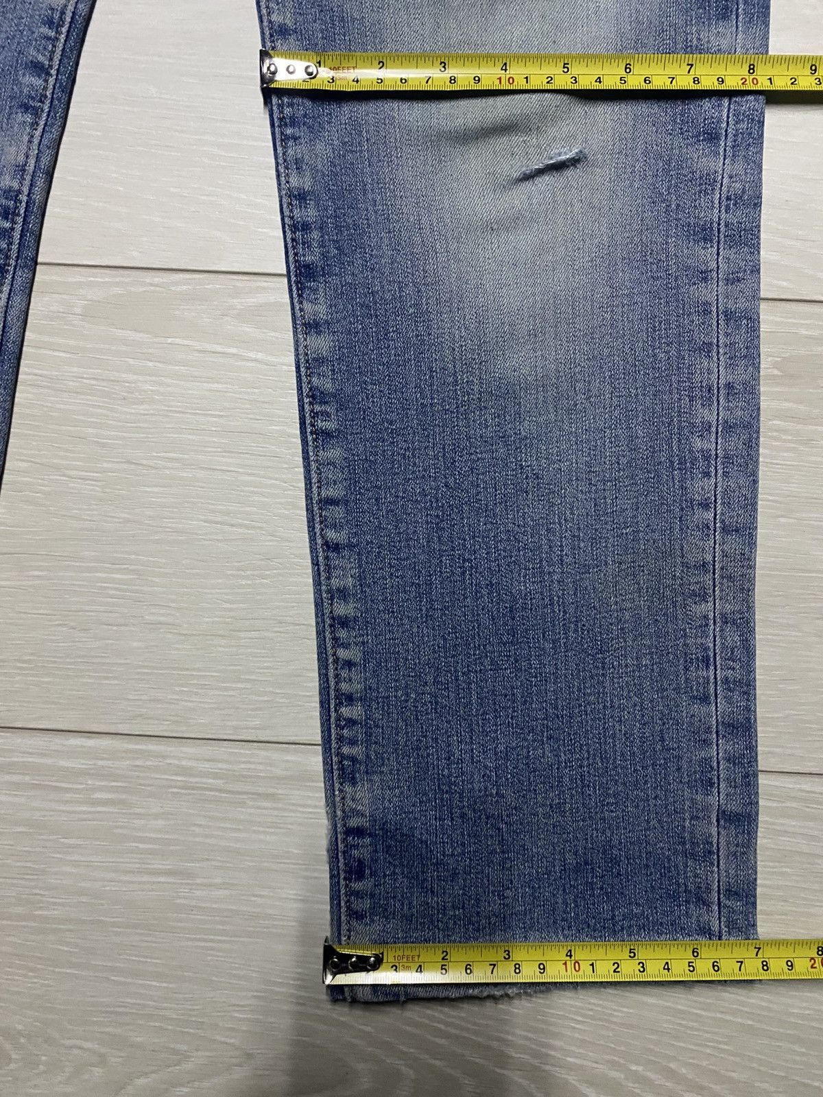 Levi's Levis 511 Y2K Faded Wash Distressed Jeans Size US 30 / EU 46 - 15 Thumbnail