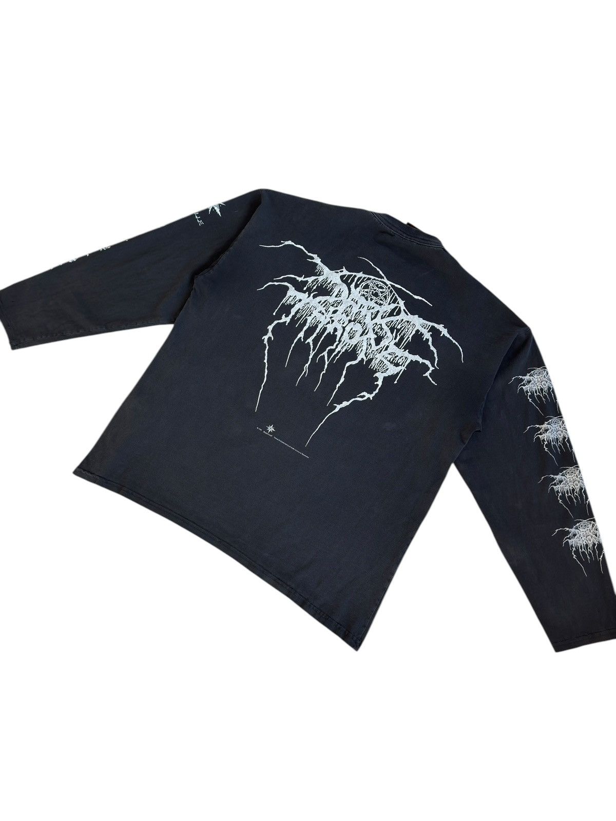 Band Tees RARE Vintage 1998 DARKTHRONE Blaze In The Northern Sky Shirt Size US XL / EU 56 / 4 - 4 Thumbnail
