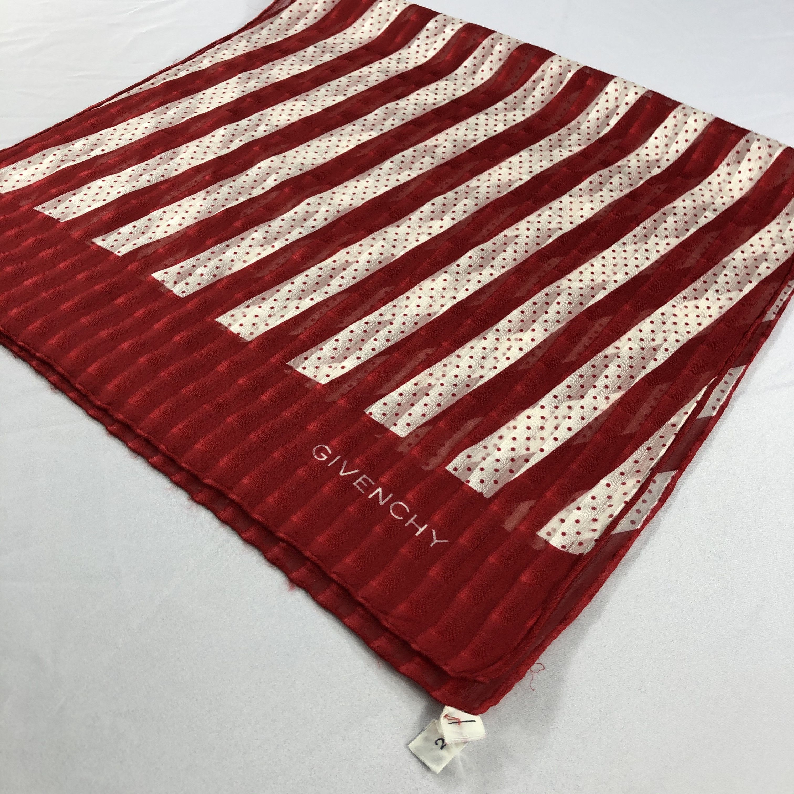 Vintage Vintage Givenchy Silk Scarf Size ONE SIZE - 4 Thumbnail