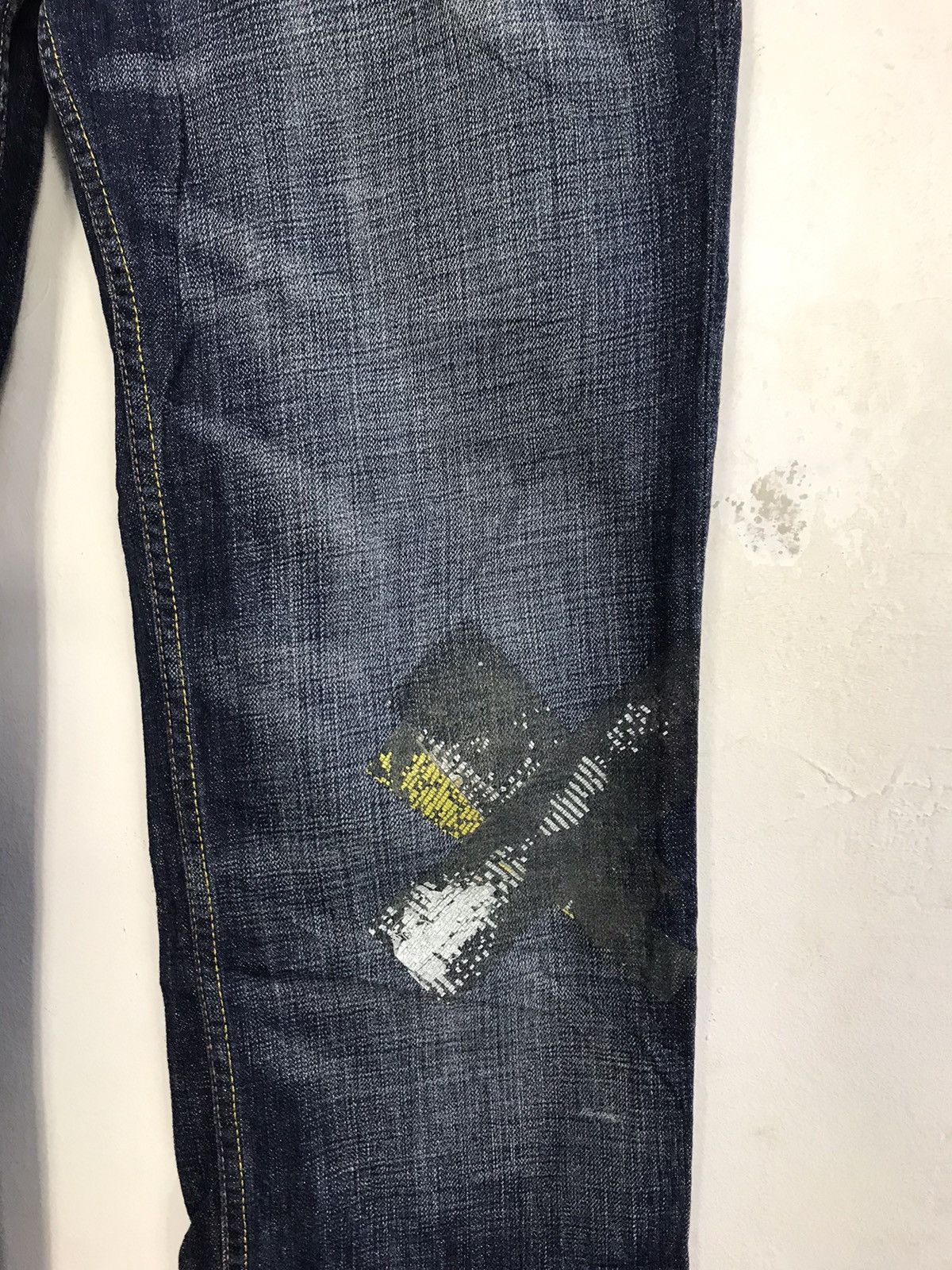 Japanese Brand Buiry Couture Indigo Denim Straight Cut Fits Size 34 Size US 34 / EU 50 - 5 Thumbnail