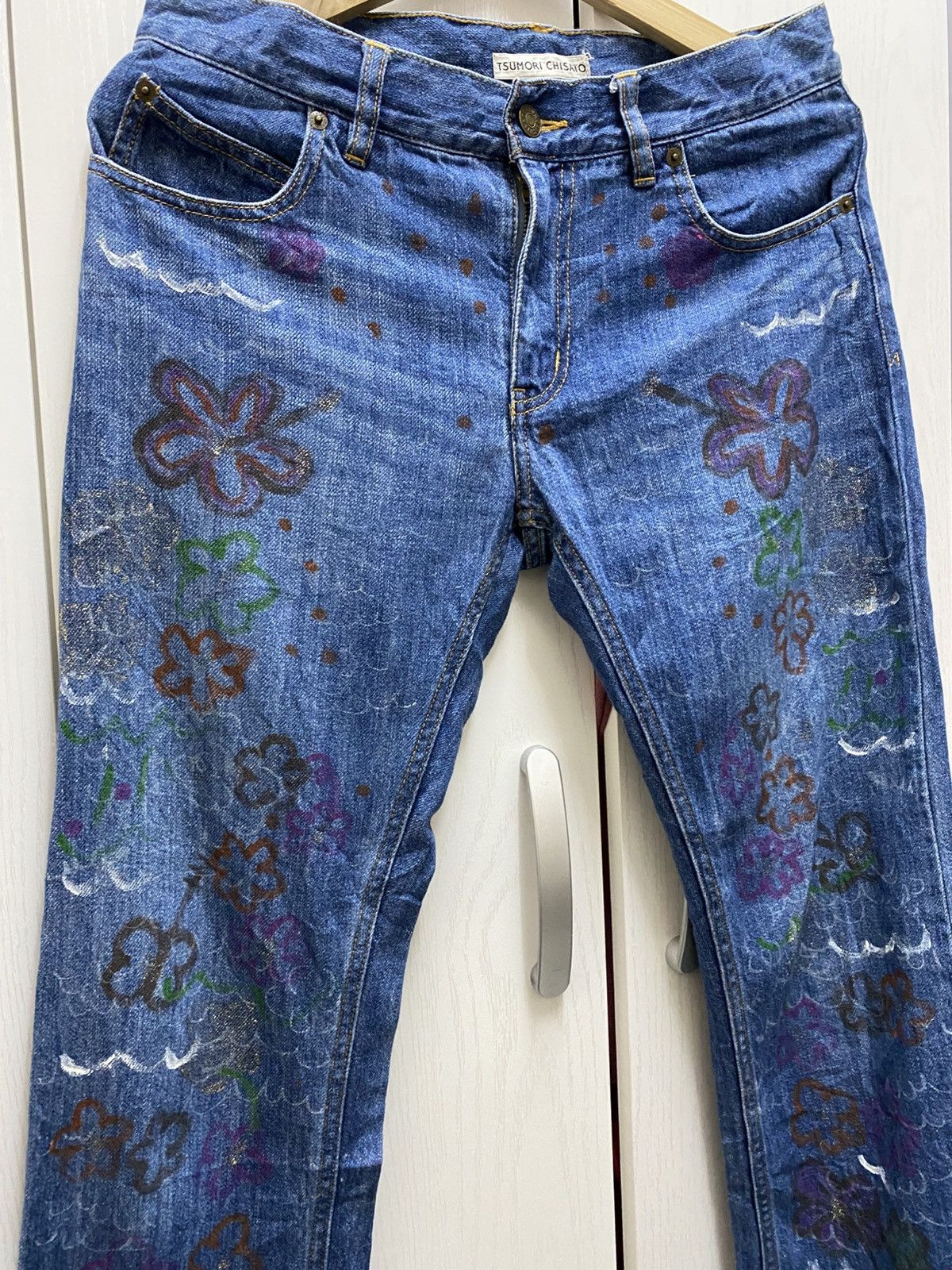 Issey Miyake Tsumori Chisato Denim Jeans Size US 31 - 3 Thumbnail