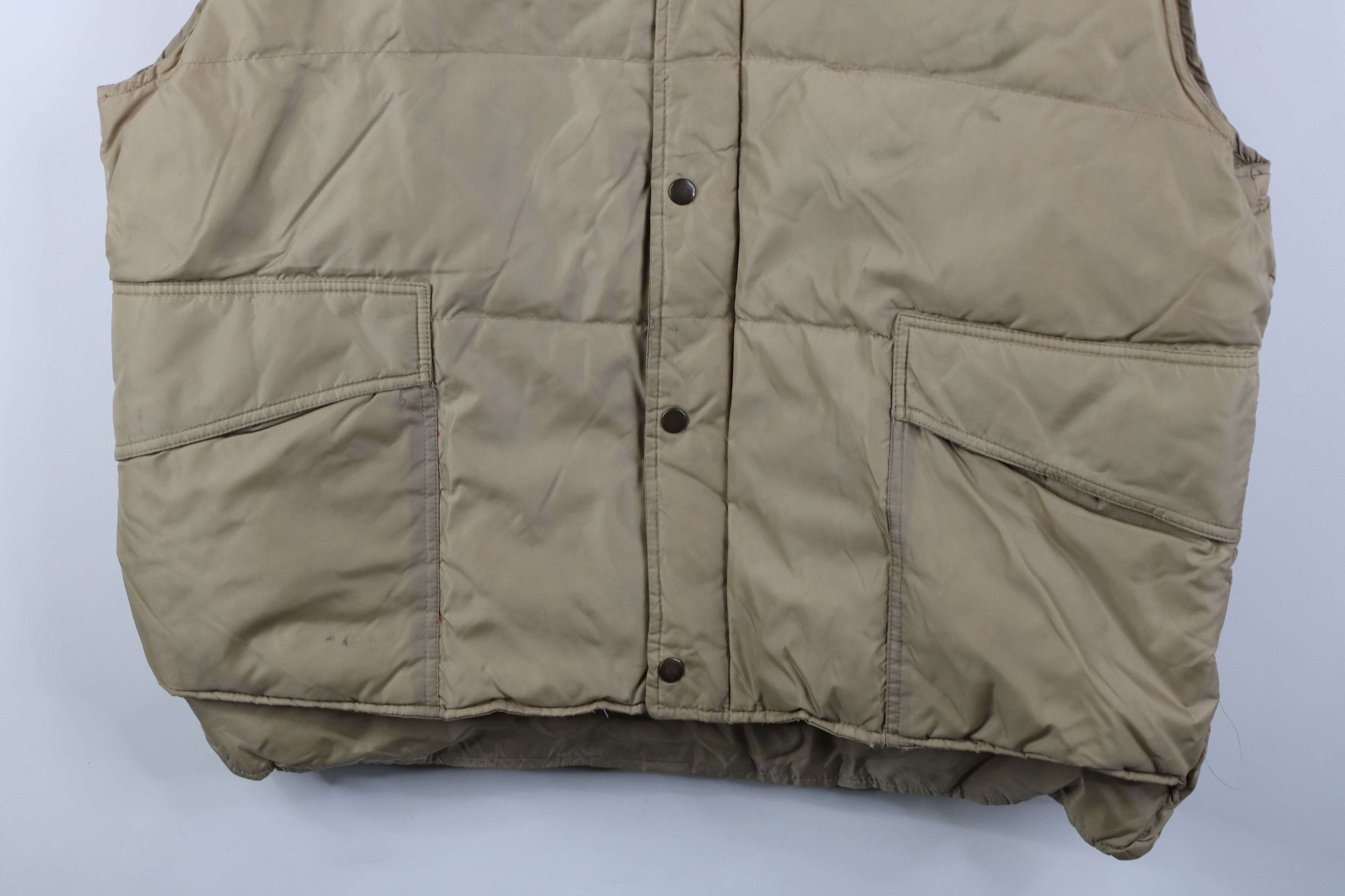 Vintage Vintage 70s 80s Streetwear Duck Down Puffer Vest Jacket Size US XXL / EU 58 / 5 - 3 Thumbnail