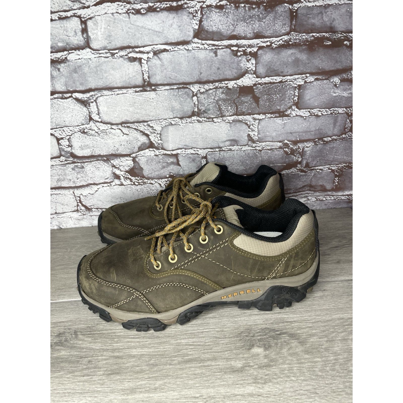 Merrell Merrell Kangaroo Performance Leather Trail Hiking Shoes Vibr Size US 12 / EU 45 - 18 Thumbnail