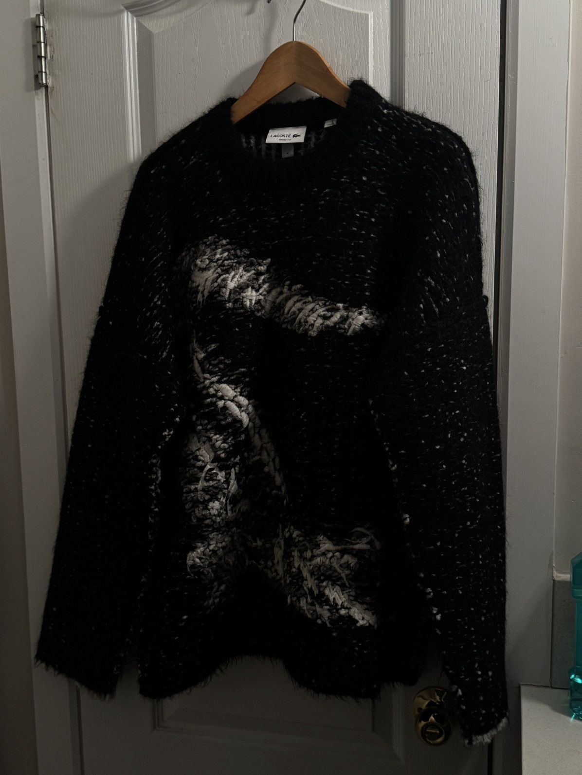 Lacoste Lacoste Fw24 Runway Oversize Embroidered Sweater - Medium Size US M / EU 48-50 / 2 - 1 Thumbnail