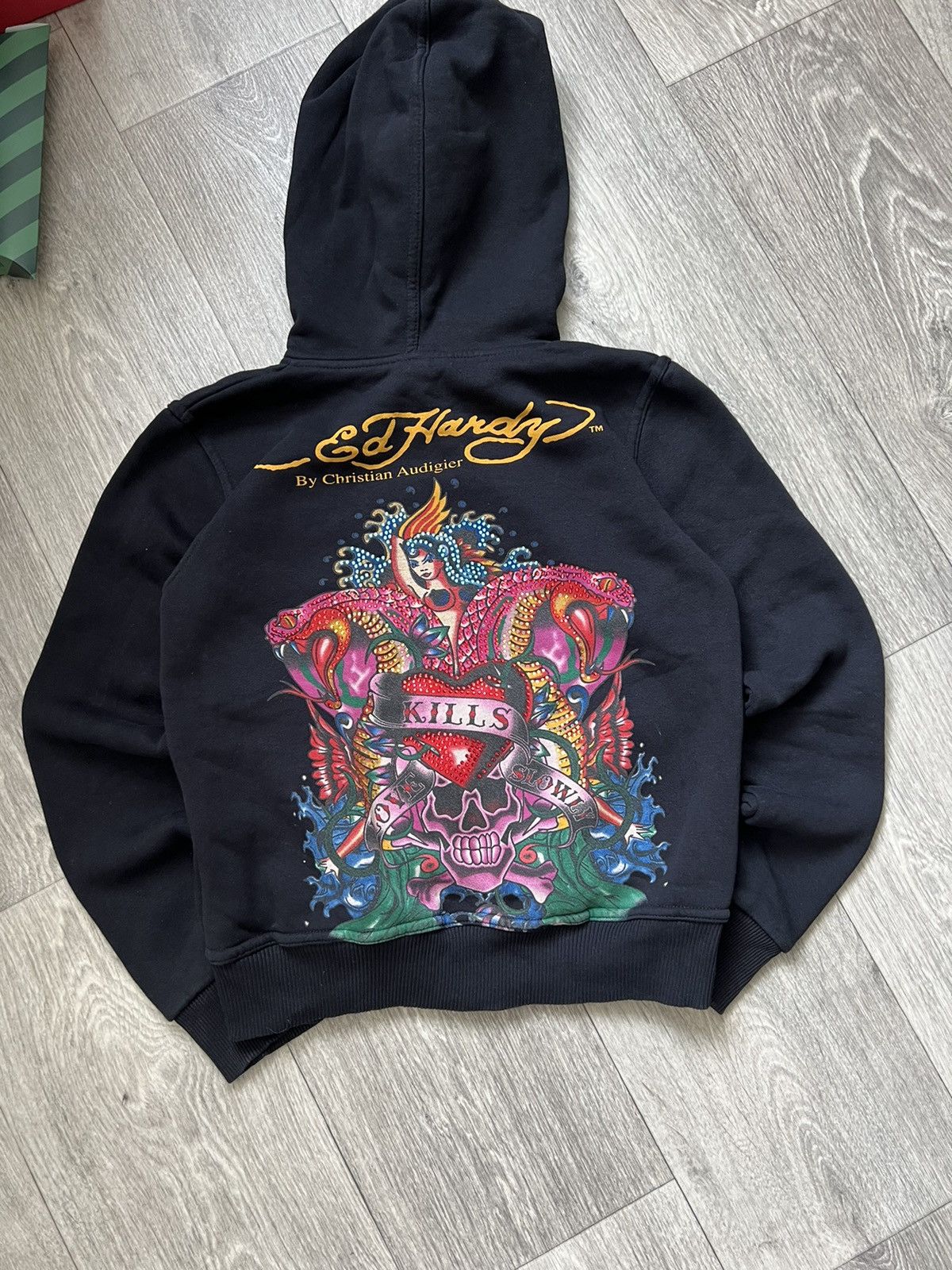 Ed Hardy Ed hardy zip up hoodie y2k veryrare Size XS / US 0-2 / IT 36-38 - 3 Thumbnail