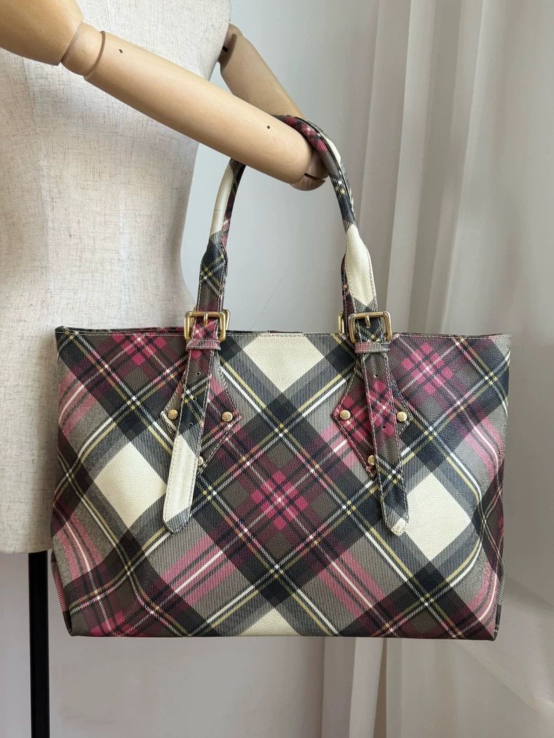 Vivienne Westwood Vivienne Westwood Mid-old vintage checked briefcase Size ONE SIZE - 2 Thumbnail