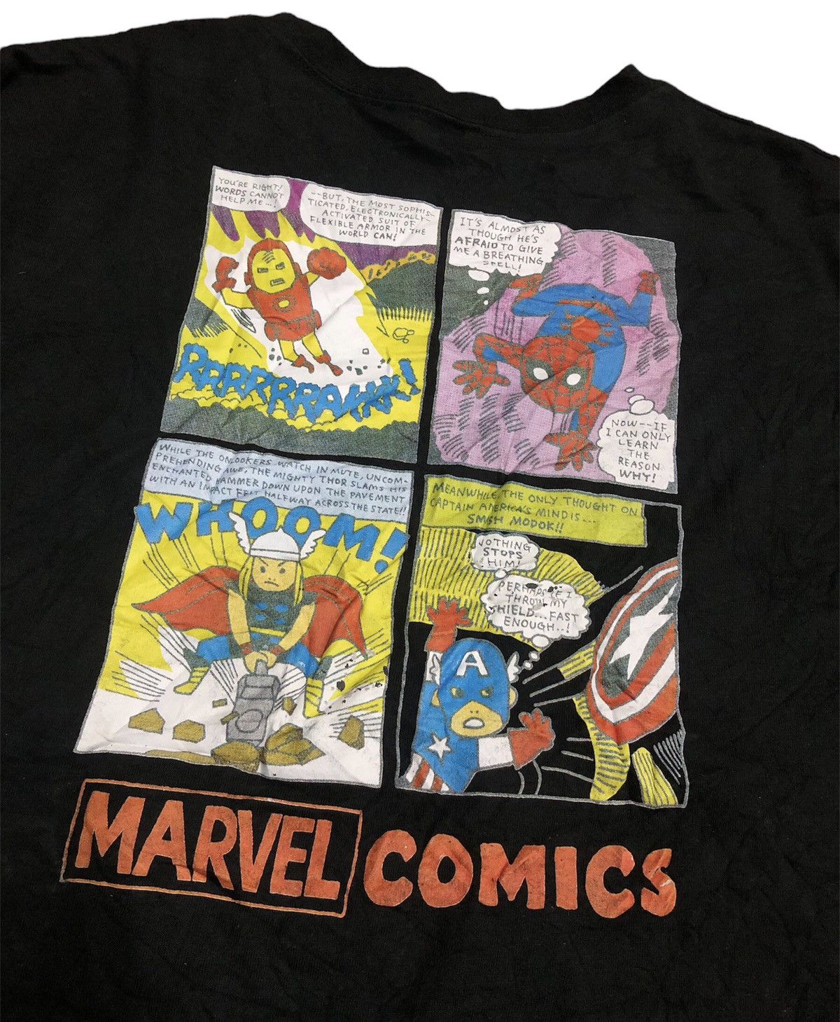 Anime × Cartoon Network × Japanese Brand Vintage Anima Marvel Comics Long Sleeve Tee Shirt Size US L / EU 52-54 / 3 - 8 Thumbnail