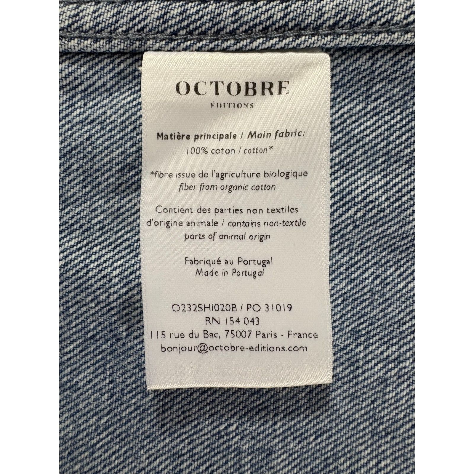 Other Octobre Editions Spence heavy denim Shirt overshirt size L N Size US L / EU 52-54 / 3 - 3 Thumbnail