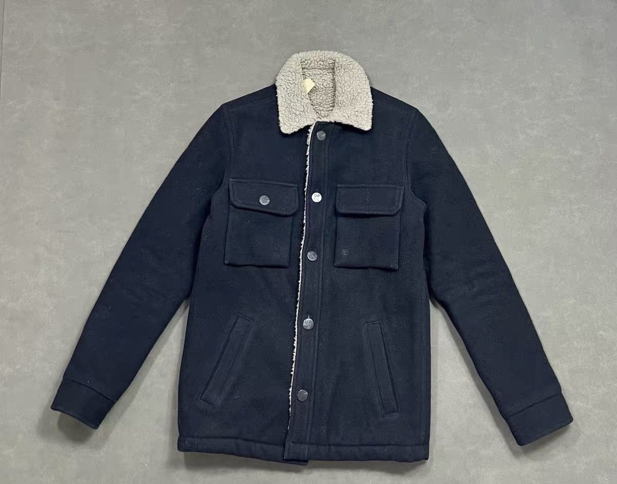 N.Hoolywood N.HOOLYWOOD Daisuke Obana Wool & Boa Fleece Jacket J16 Size US XS / EU 42 / 0 - 1 Thumbnail