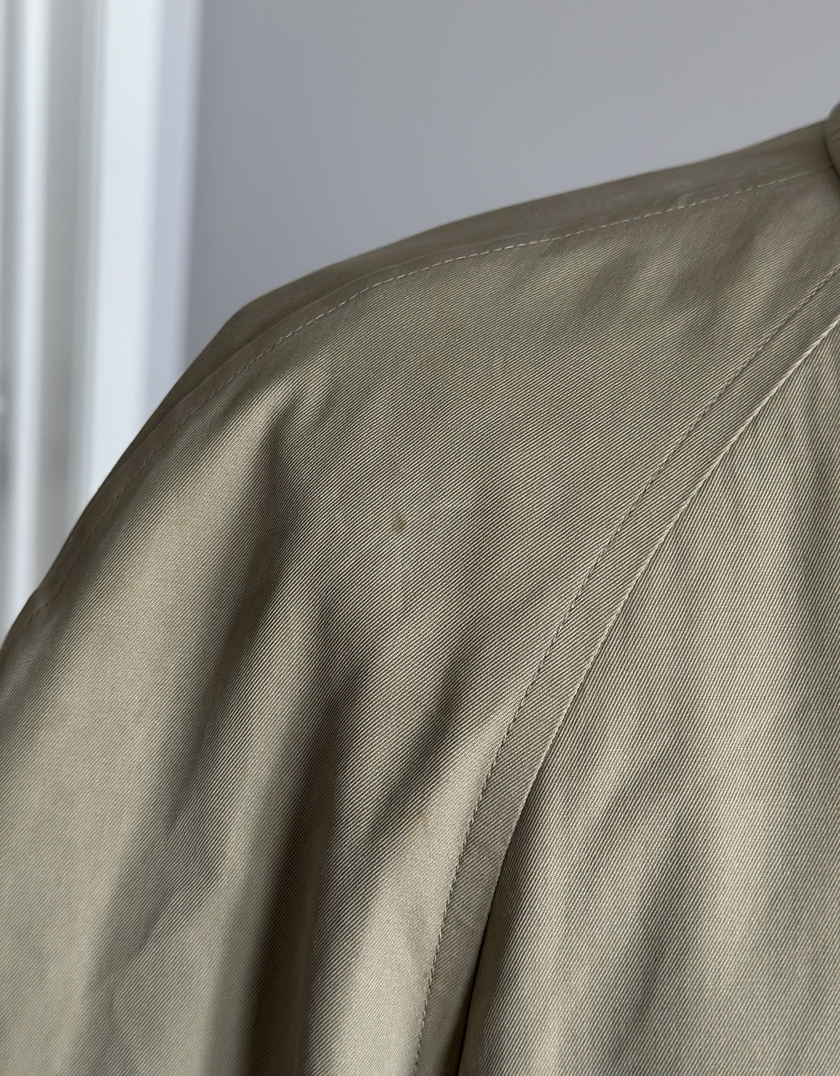 Burberry Vintage BURBERRYS 100% Cotton Long Coat Nova Check Lining Size US XL / EU 56 / 4 - 25 Thumbnail