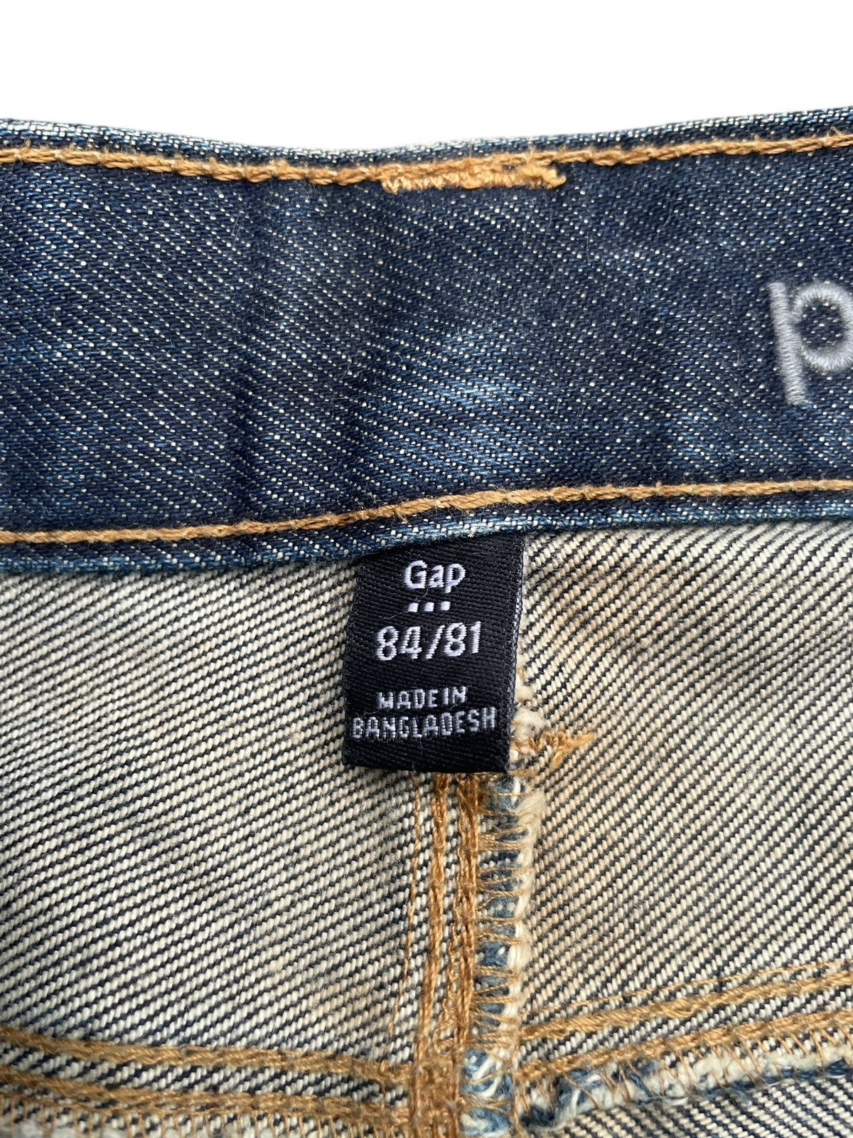Designer × Gap Gap Selvedge Slim Straight Jeans Size US 35 - 7 Thumbnail