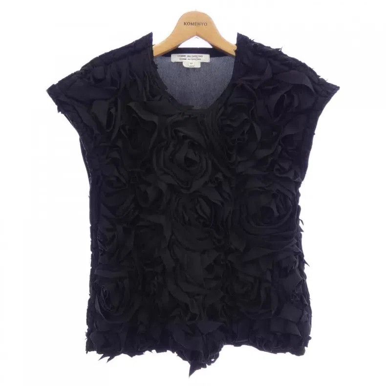 Comme des Garcons Comme Des Garcons 3D Rose Layered Flutter Sleeve Top Size M / US 6-8 / IT 42-44 - 1 Thumbnail