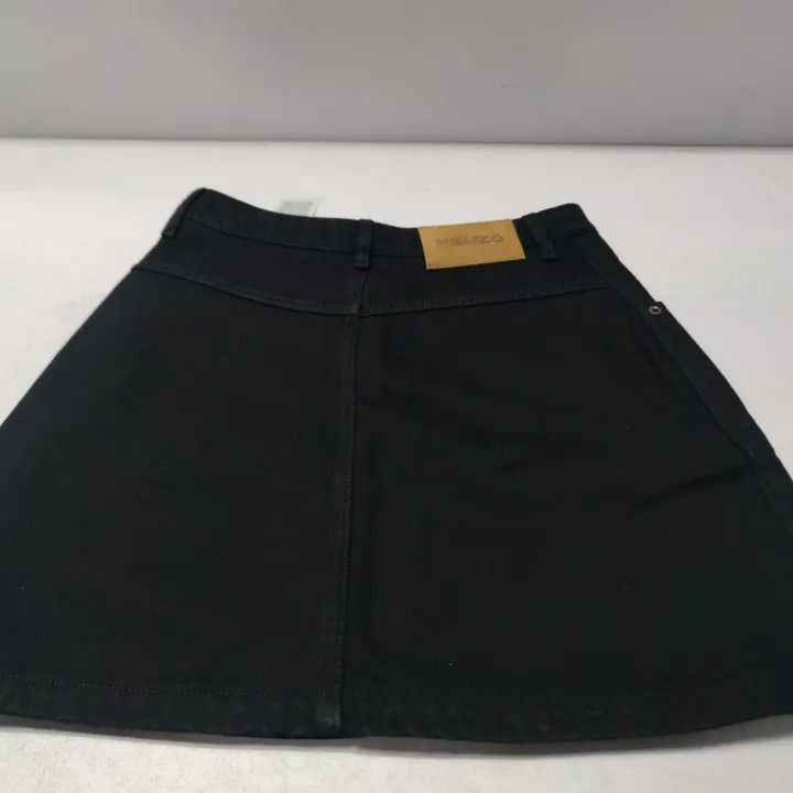 Kenzo KENZO Black Denim Button-Up Skirt for Women -2507 Size 35" - 7 Thumbnail