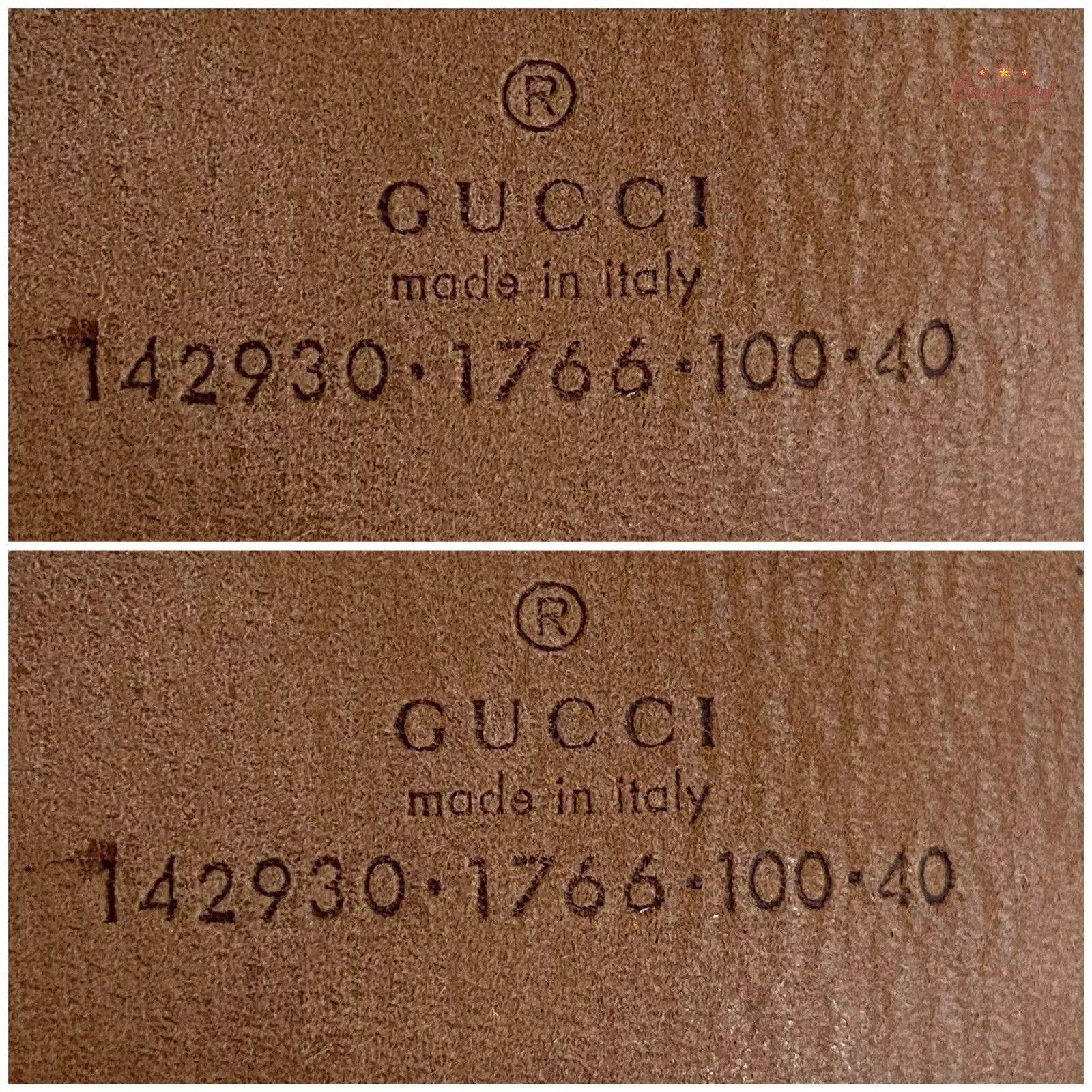 Gucci GUCCI GG Plus Coated Canvas Leather Interlocking G Belt Size 28 - 9 Thumbnail