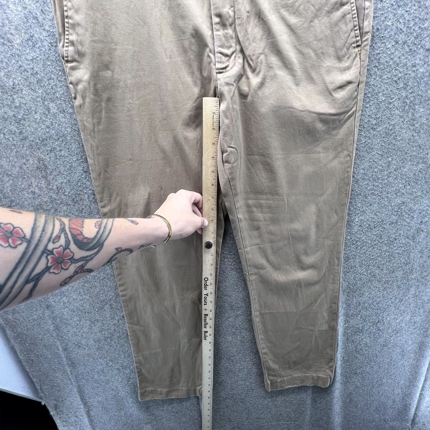 Vineyard Vines Vineyard Vines Breaker Pant Mens 34x30 Beige Chino Stretch Flat Front Casual Pants Size US 34 / EU 50 - 6 Thumbnail