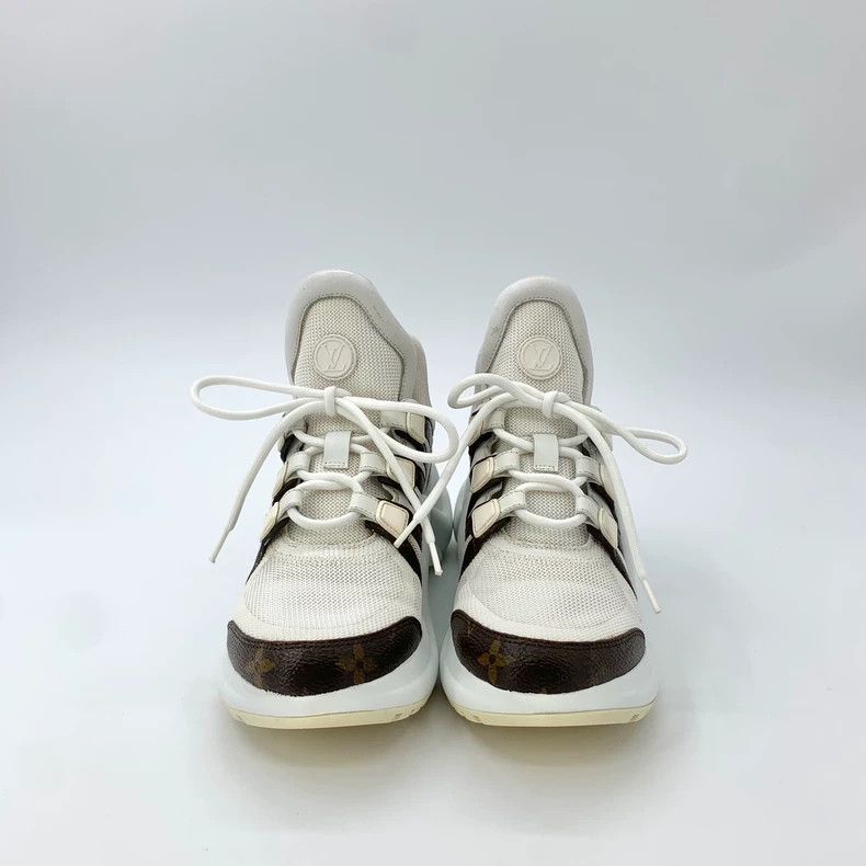 Louis Vuitton Louis Vuitton Color-block logo presbyopic lace-up casual s Size US 5 / IT 35 - 3 Thumbnail