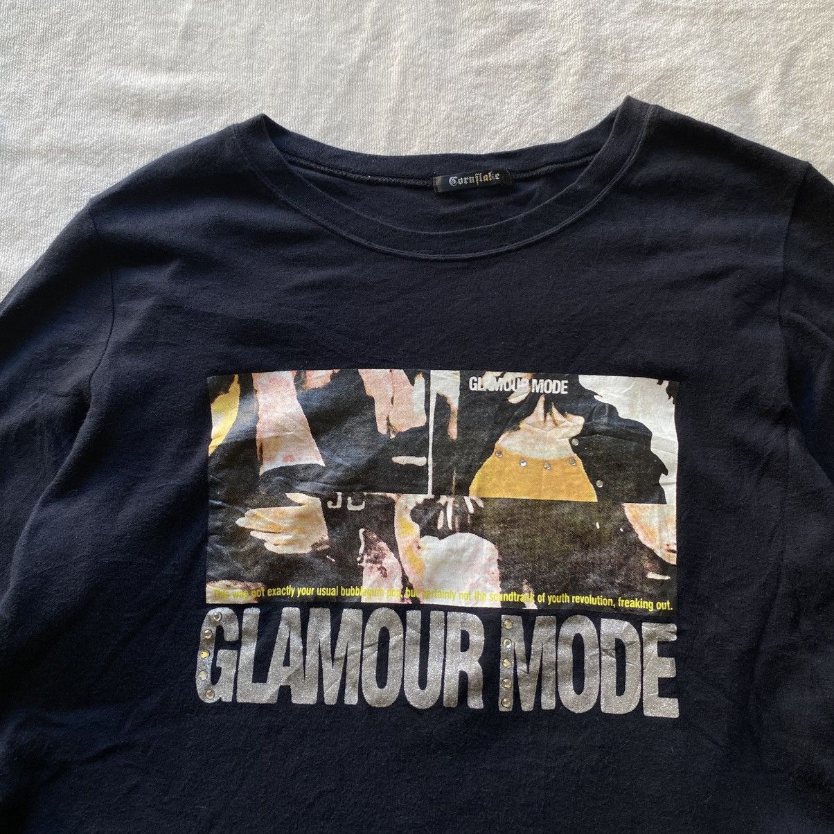 Japanese Brand CORNFLAKE Glamour Mode Longsleeve Tshirt Size L / US 10 / IT 46 - 3 Thumbnail