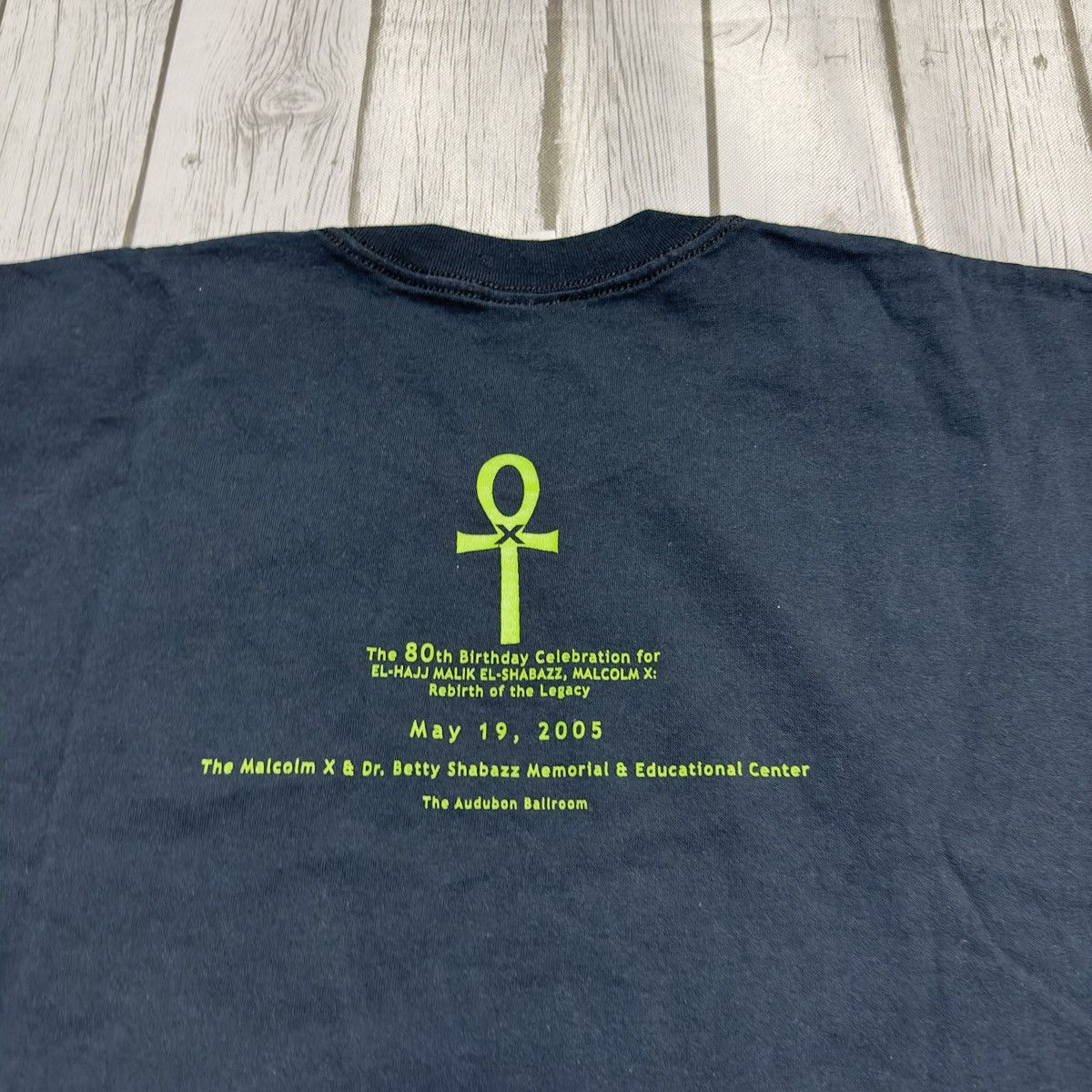 Gildan × Vintage Vintage Malcom X tee Size US L / EU 52-54 / 3 - 4 Thumbnail