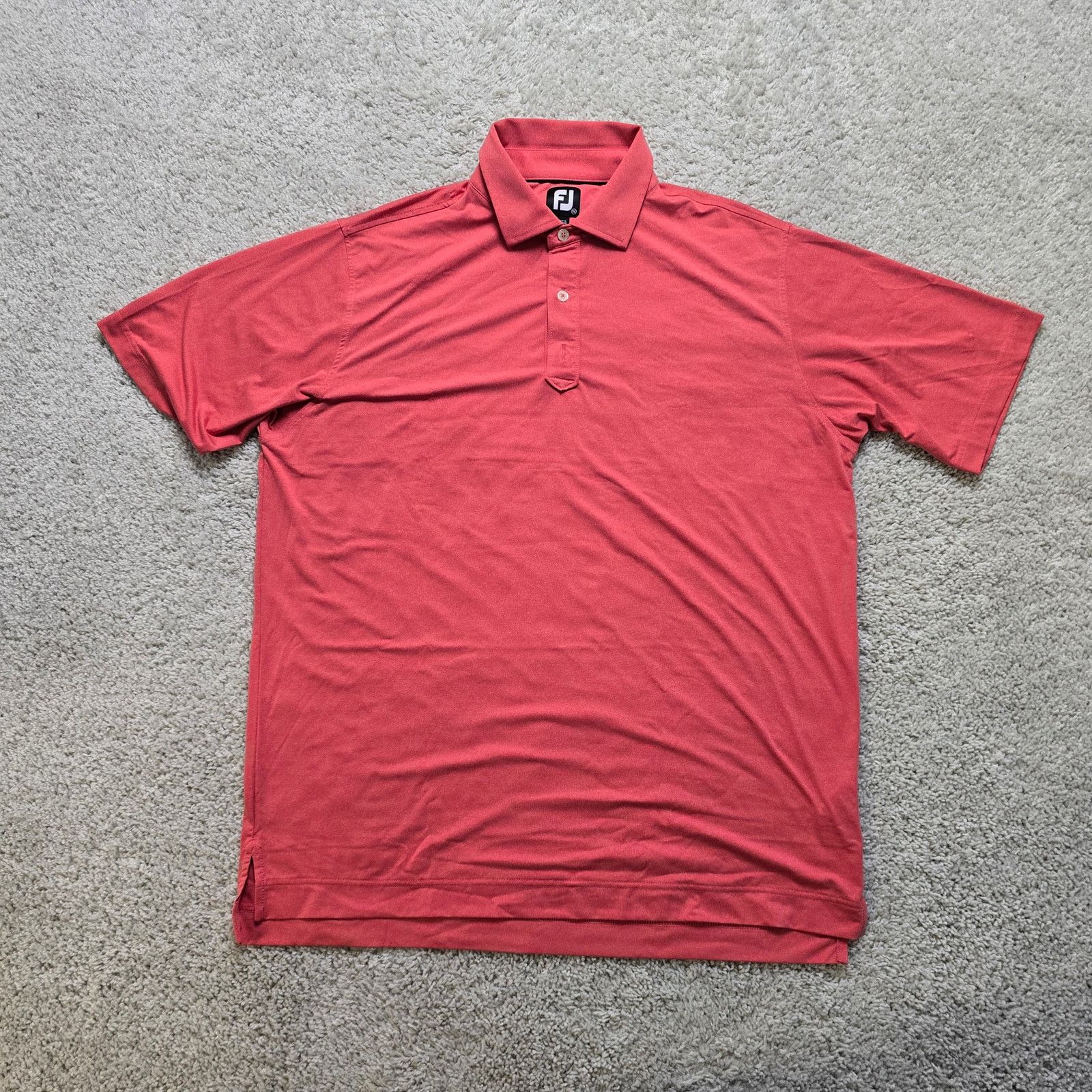 Footjoy Footjoy FJ Mens Golf Polo Solid Red New Without Tags XL Size US XL / EU 56 / 4 - 1 Thumbnail