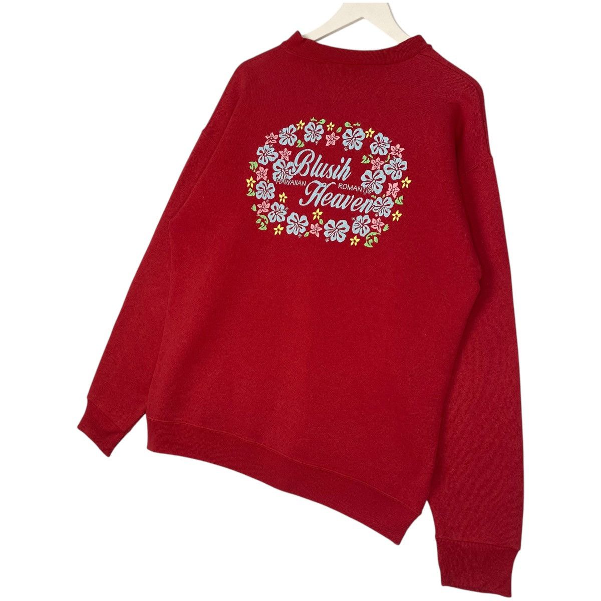 Vintage Vintage Blusih Heaven Hawaii Surf Sweatshirt Red Size M Size US M / EU 48-50 / 2 - 7 Thumbnail