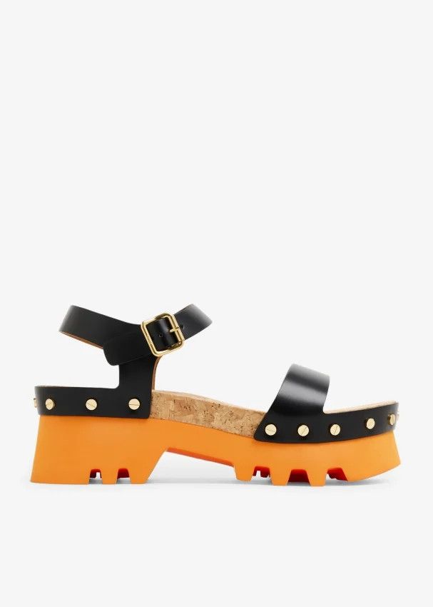 o1loc1c0424 Owena Sandals in Black