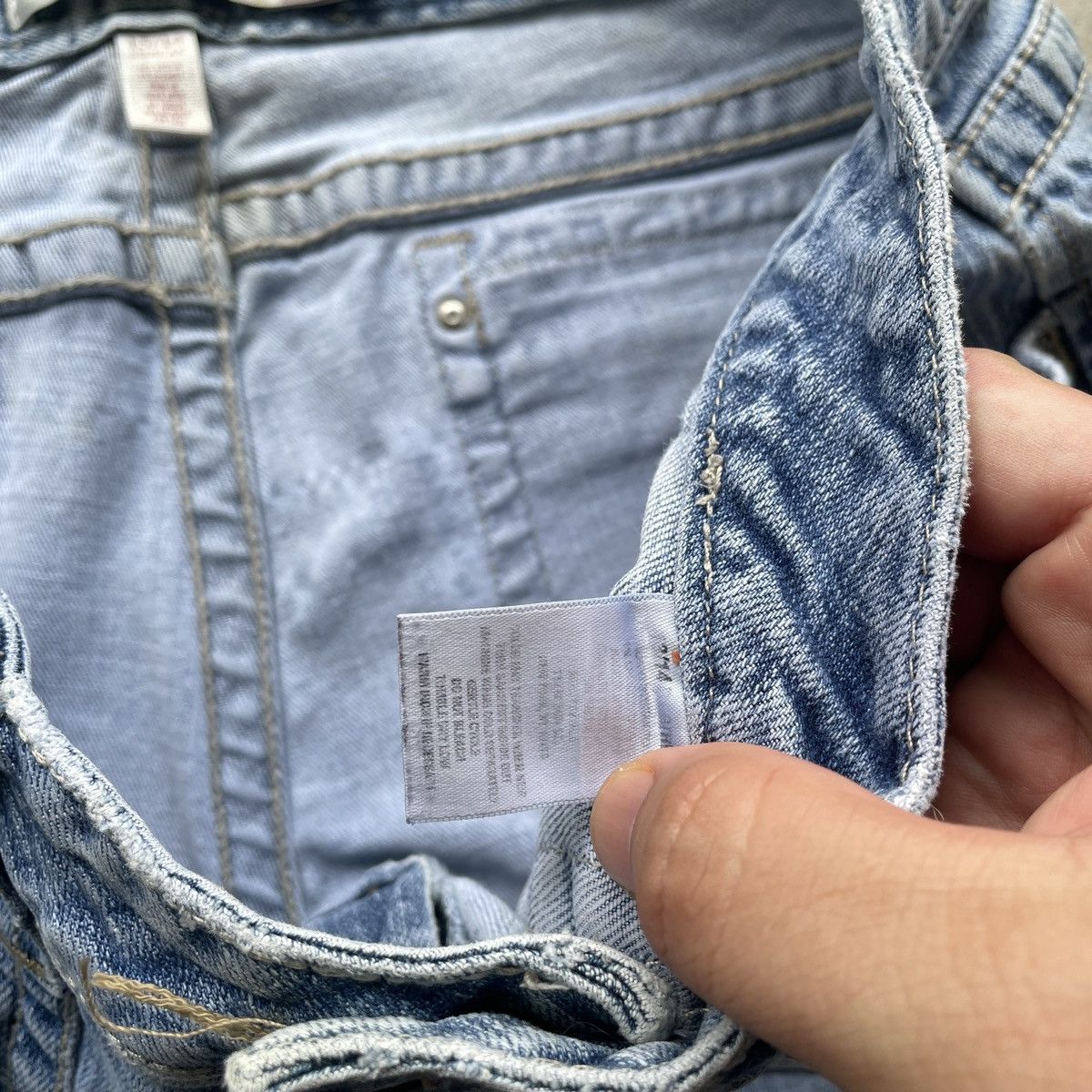 Japanese Brand Vintage Japanese Faded FLARE Denim BOOTCUT Jeans Pants W32 Size US 32 / EU 48 - 8 Thumbnail