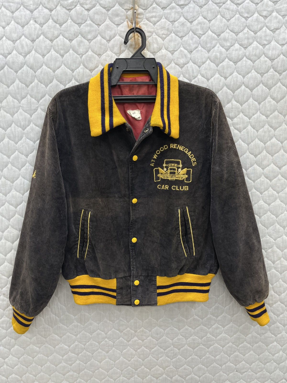 Vintage 🔥🔥🔥STEALS VTG ATWOOD RENEGADES CAR CLUB CORDUROY JACKET Size US S / EU 44-46 / 1 - 1 Thumbnail