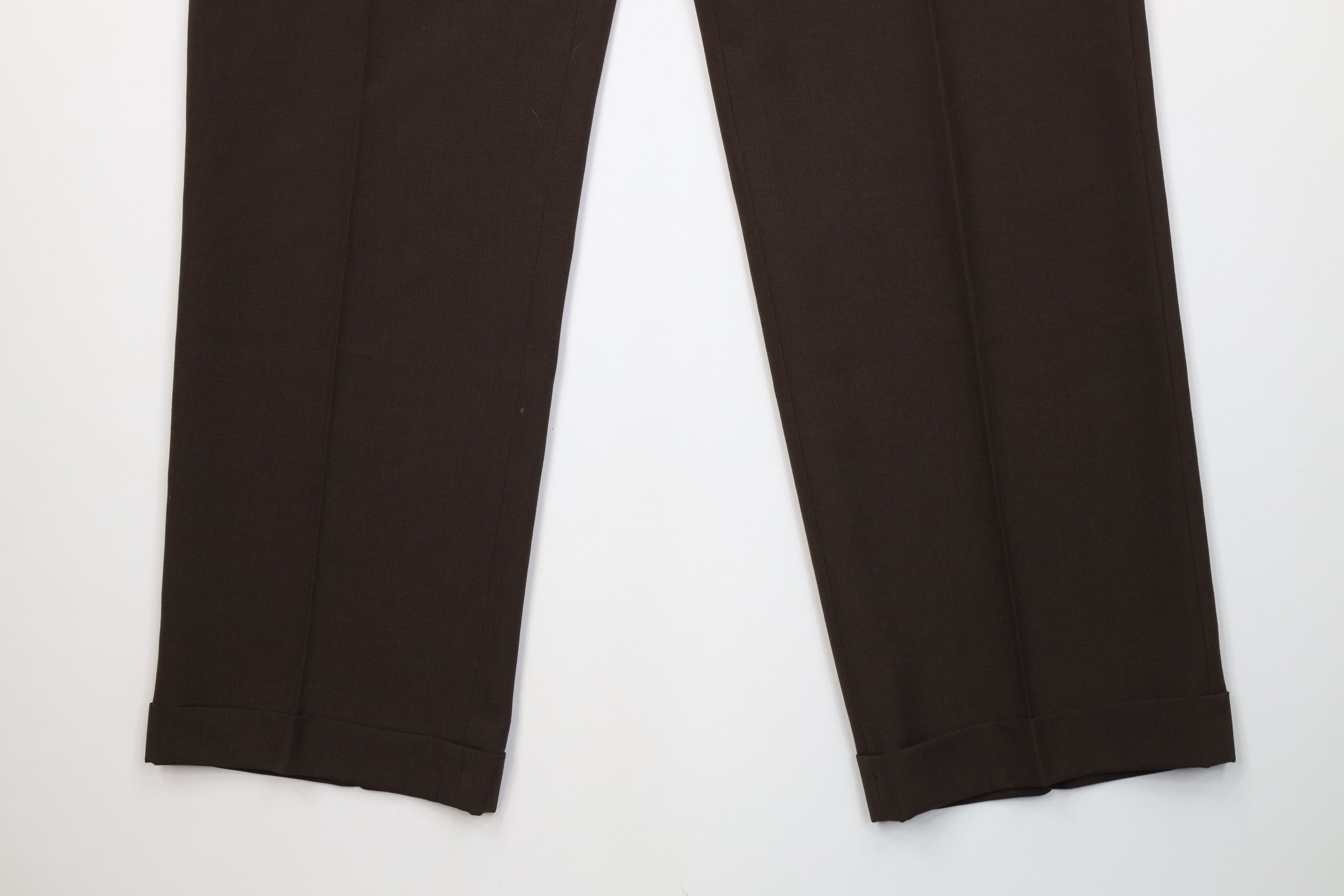 Vintage Vintage 70s Streetwear Wide Leg Chino Pants Brown USA Size US 36 / EU 52 - 4 Thumbnail