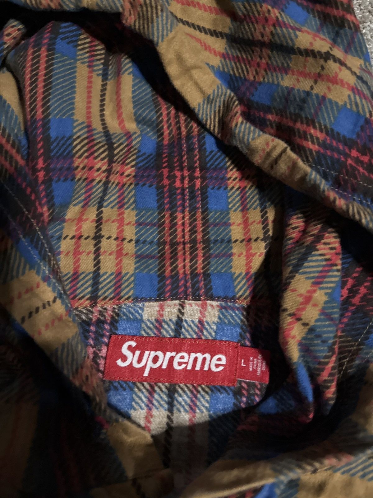 Supreme Supreme Button-up Longsleeve w/ Hood Brown Plaid Large Size US L / EU 52-54 / 3 - 2 Thumbnail