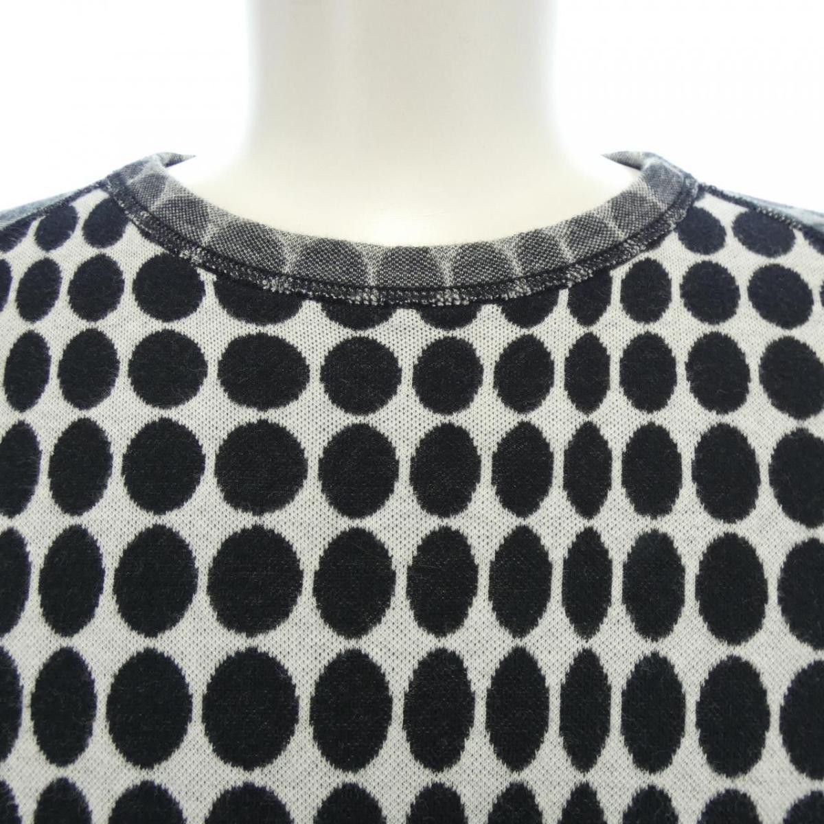 Comme des Garcons Homme Plus Sweatshirt Polka Dots Pullover Black, White, Gray Size US S / EU 44-46 / 1 - 3 Thumbnail