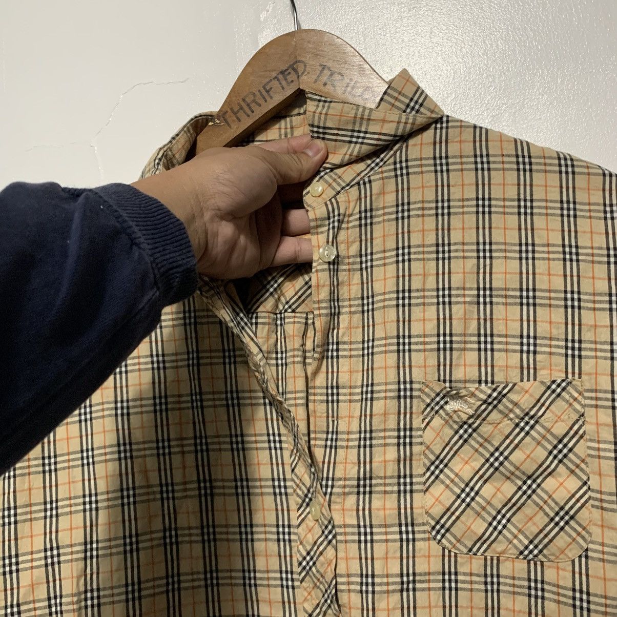 Burberry Vintage Burberry Plaid Buttons Size L / US 10 / IT 46 - 6 Thumbnail
