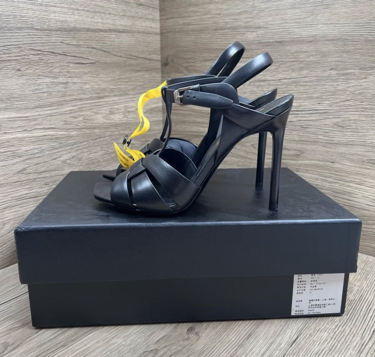 Saint Laurent Paris Saint Laurent SLP Black High Heels J41 Size US 6.5 / IT 36.5 - 1 Thumbnail