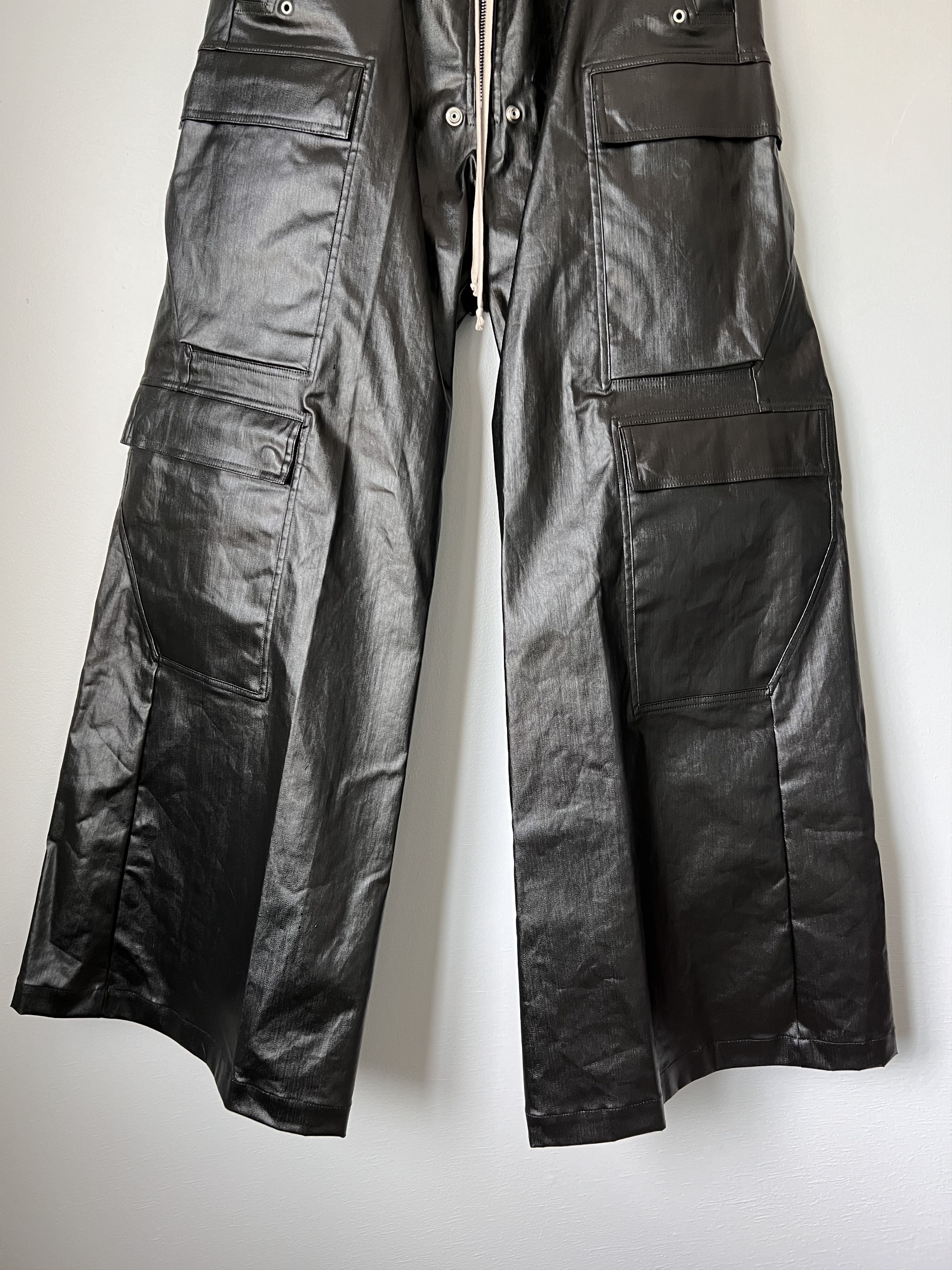 Rick Owens Rick Owens Denim Cargobelas in Black Metallic Size US 34 / EU 50 - 3 Thumbnail