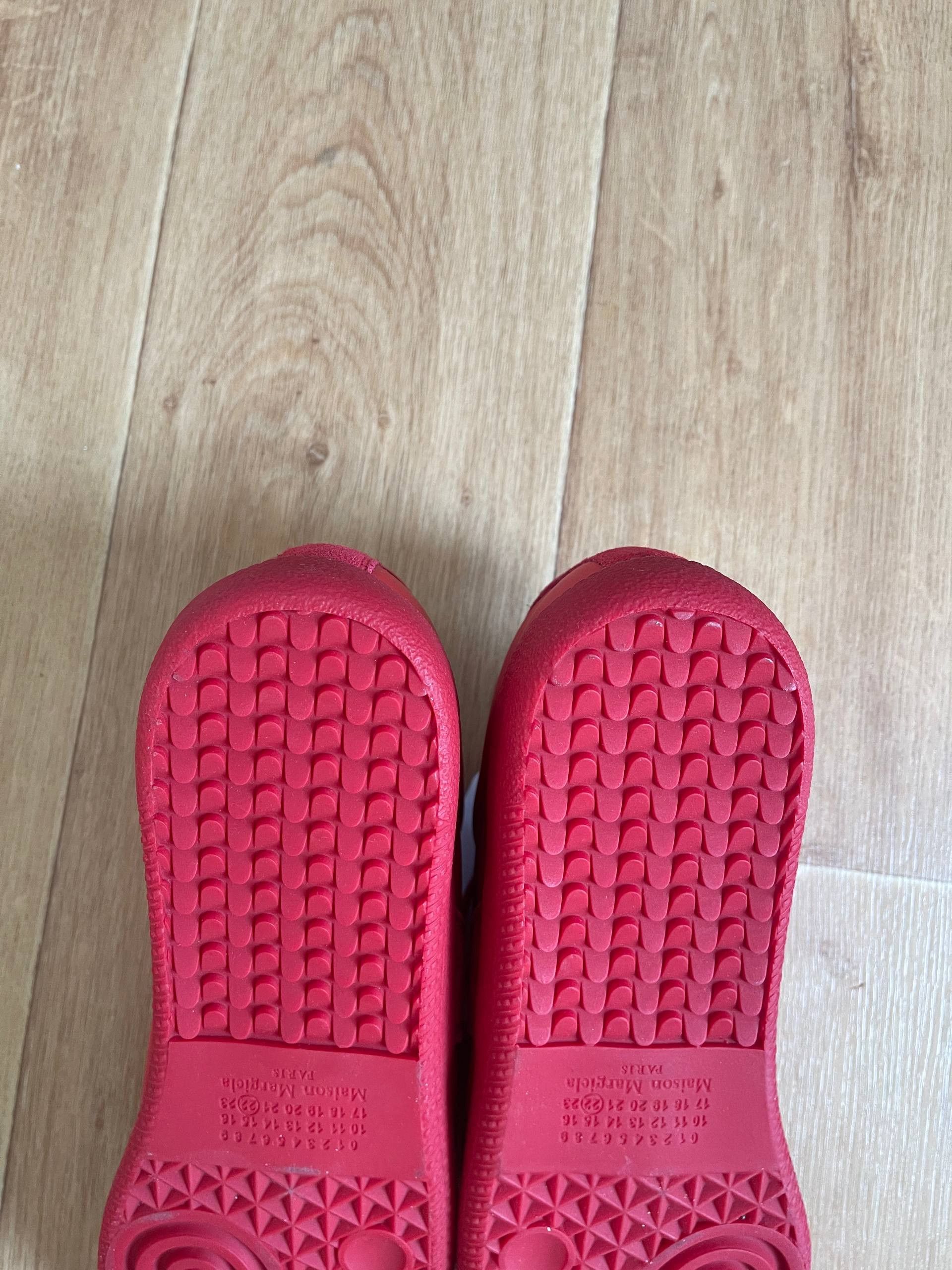 Maison Margiela Maison Martin Margiela MMM Low tTop Replica Red Sneaers Sz42 Size US 9 / EU 42 - 3 Thumbnail