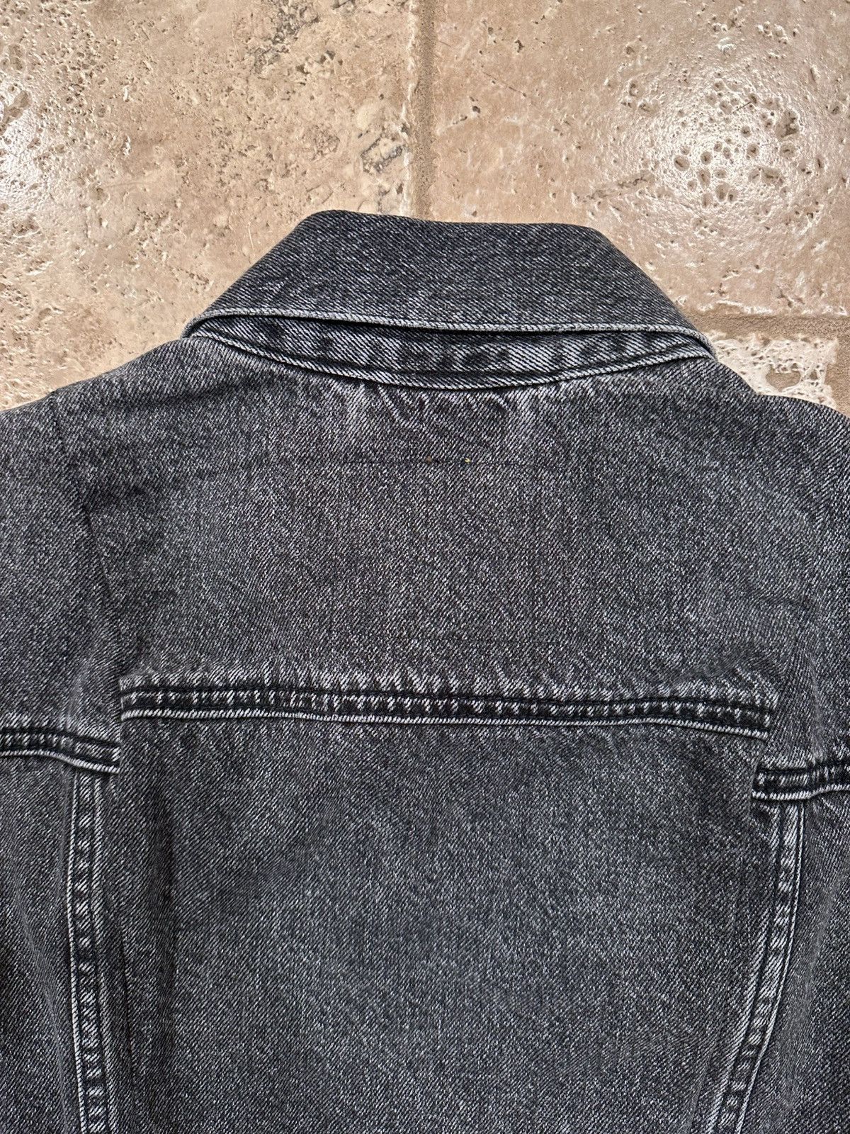 Levi's × Vetements Vetements x Levi’s SS18 Reconstructed Denim Black Jacket Size XS / US 0-2 / IT 36-38 - 14 Thumbnail