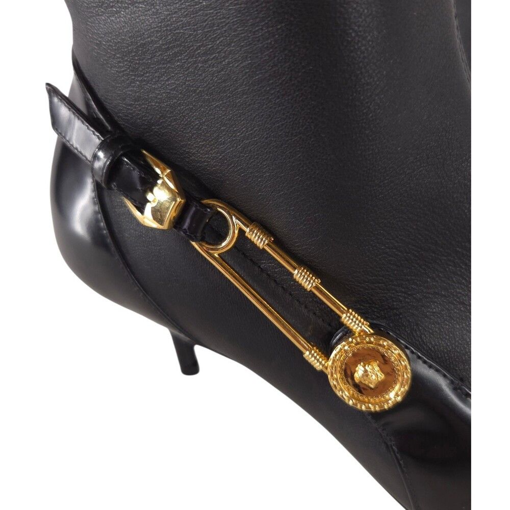 Versace Versace Safety Pin Nappa Stretch Boots US 6 EU 36 Womens Size US 6 / IT 36 - 2 Thumbnail