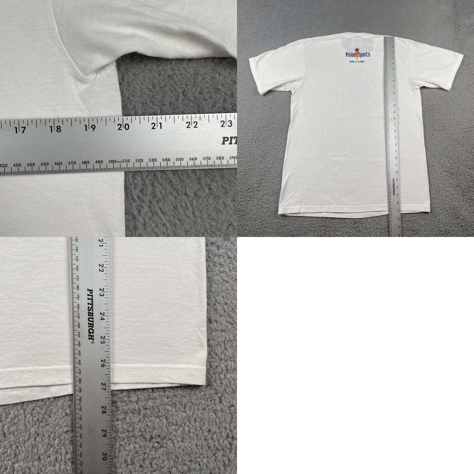 Nike VINTAGE Nike S Tee White Las Vegas Easter Classic 27th Invitational Basketball Tournament Mens Shirt S White Basketball Classic 90s Size US S / EU 44-46 / 1 - 10 Thumbnail