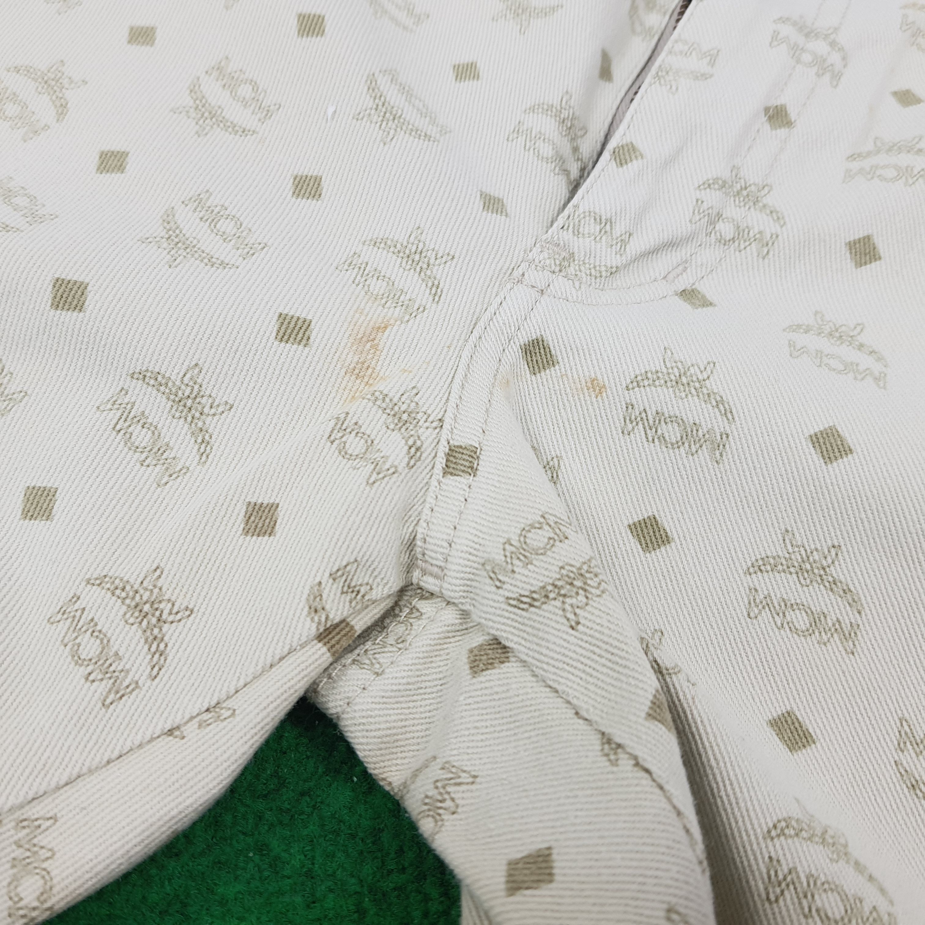 MCM × Vintage Vintage MCM Monogram Casual White Pants Size US 29 - 14 Thumbnail