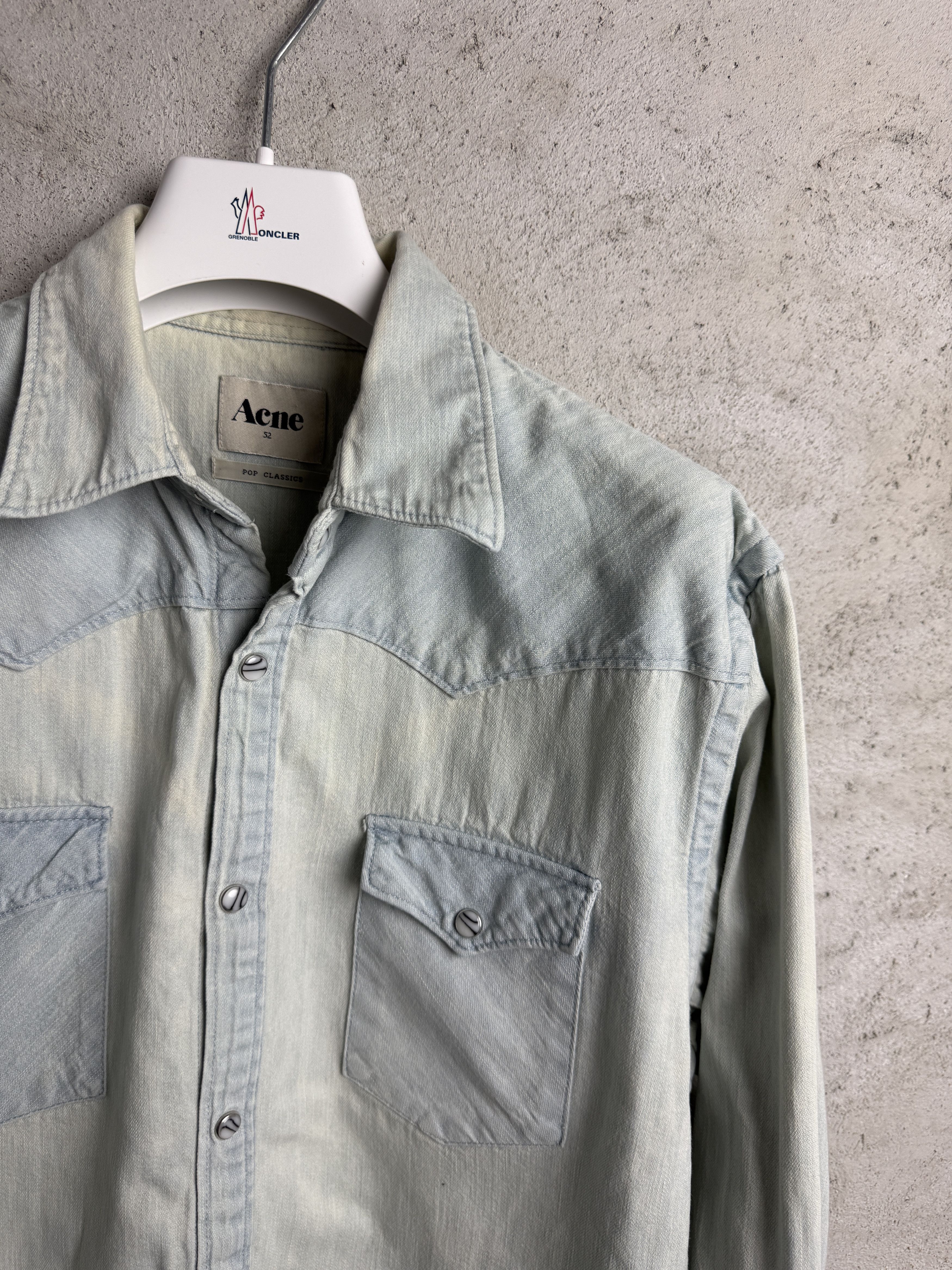 Acne Studios Acne Pop Western SS10 vintage denim button ups shirt Size US L / EU 52-54 / 3 - 2 Thumbnail