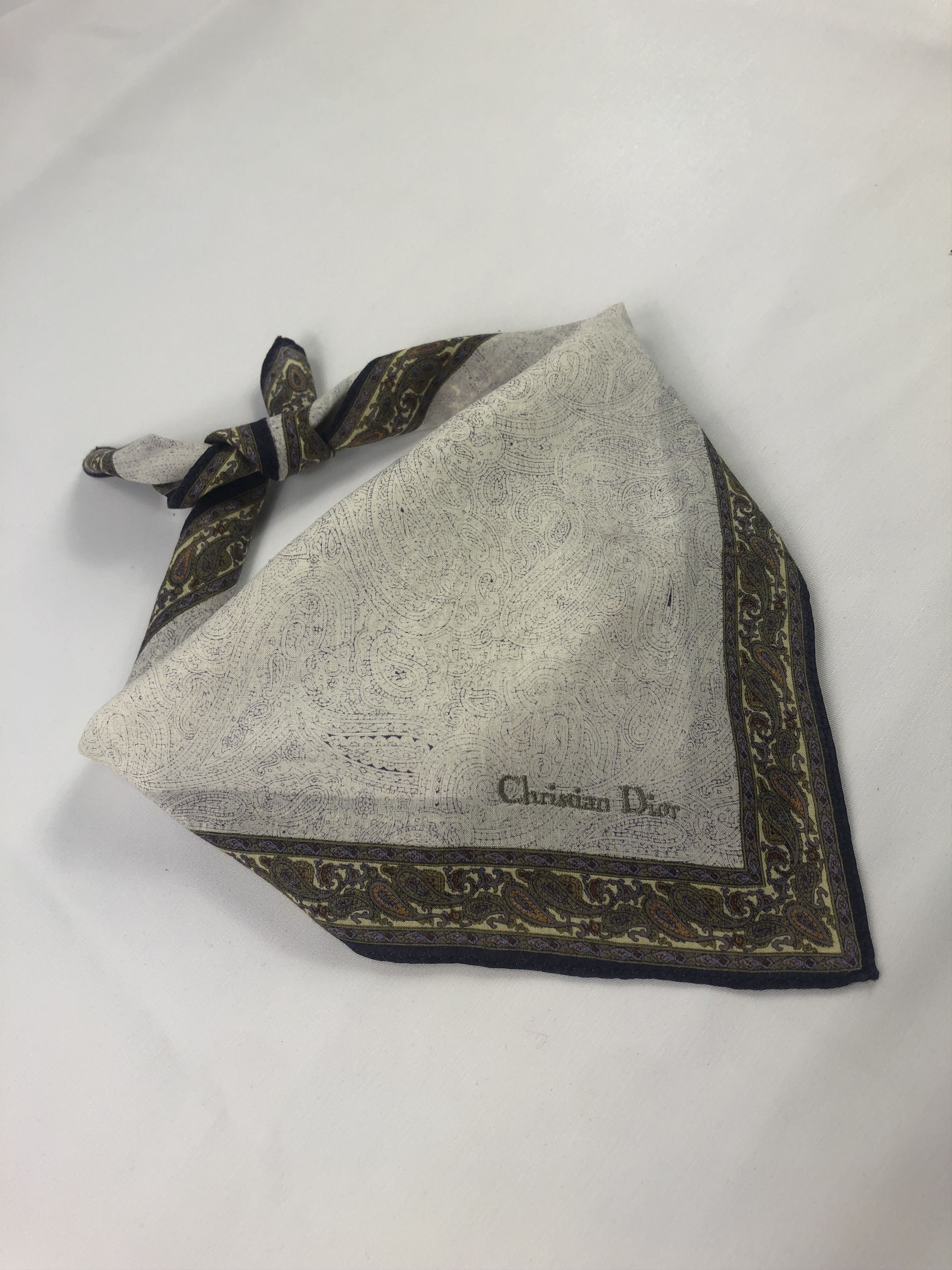 Vintage Christian Dior Handkerchief / Bandana / Neckerchief Size ONE SIZE - 1 Thumbnail