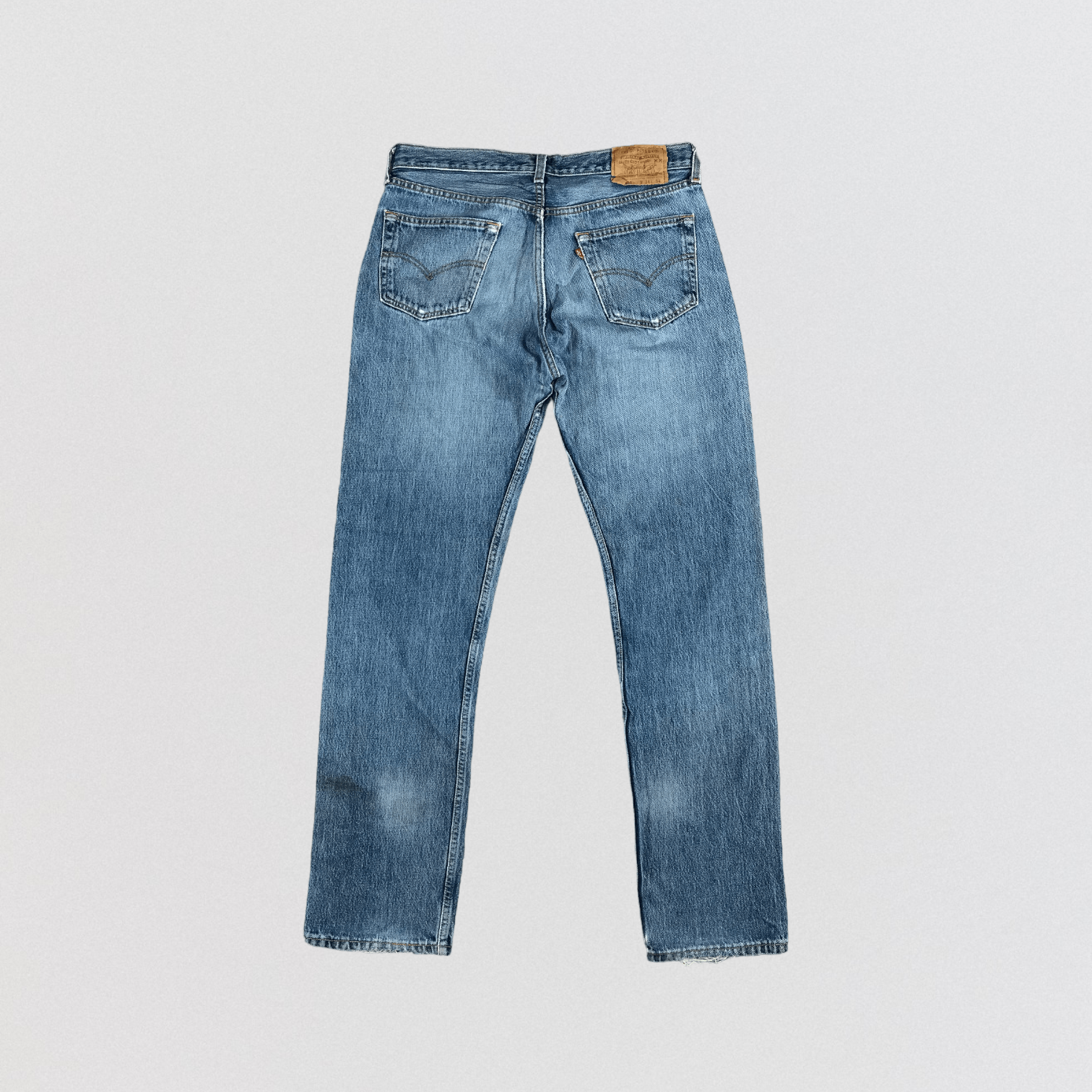 Levi's × Vintage Vintage 90s Blue Wash Levis 501 Jeans-JM2228 Size US 35 - 2 Thumbnail