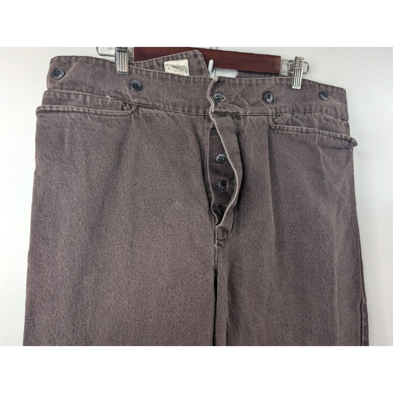Vintage Vintage Bobby C's 1800's Collection Brown Buckleback Suspenders Frontier Western Men's 36 Brown Sized 36 Suspenders Buckleback Vintage Mens Size US 36 / EU 52 - 3 Thumbnail