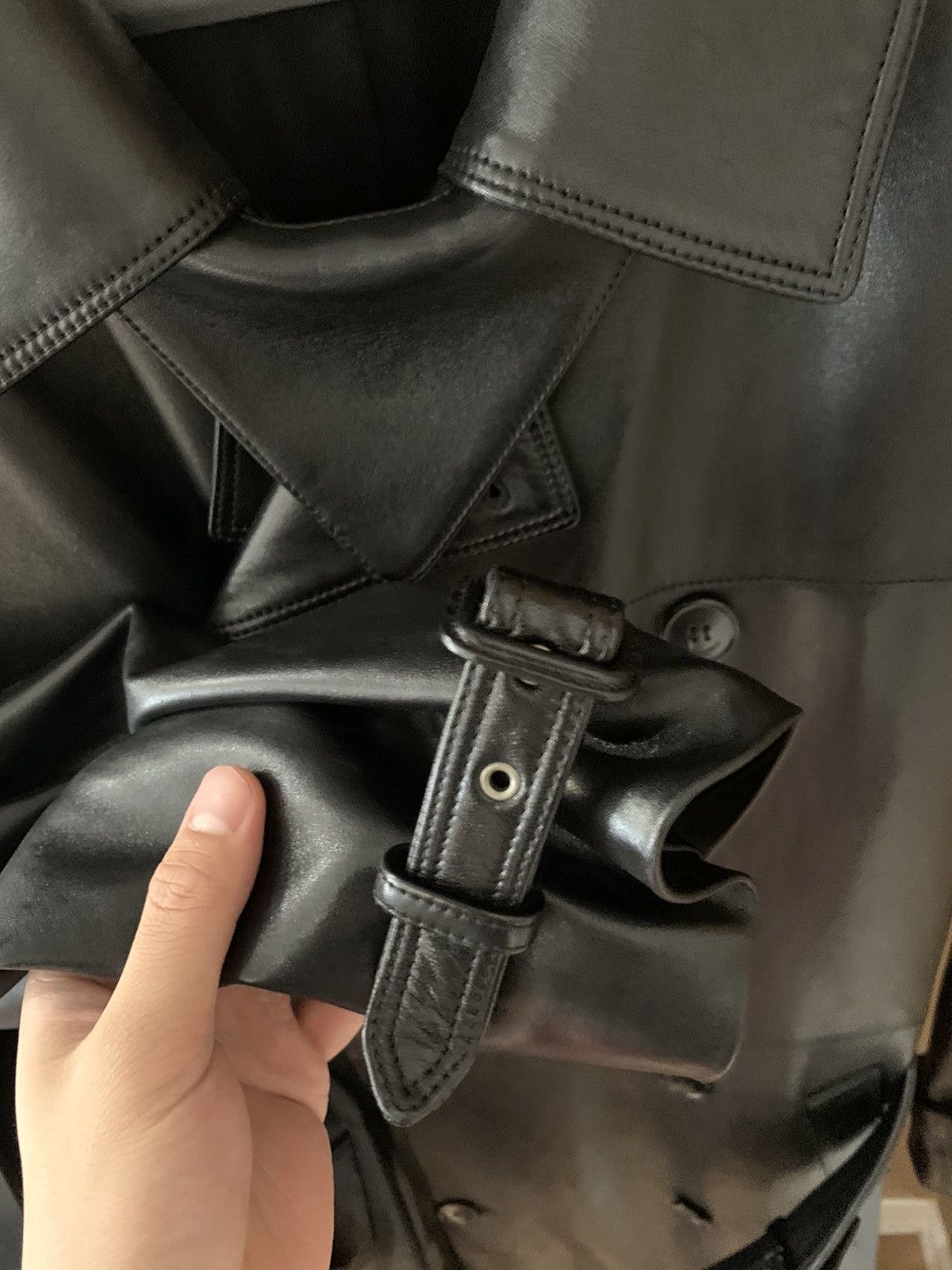Saint Laurent Paris Saint Laurent 2023FW Lambskin Trench Coat Size US M / EU 48-50 / 2 - 5 Thumbnail